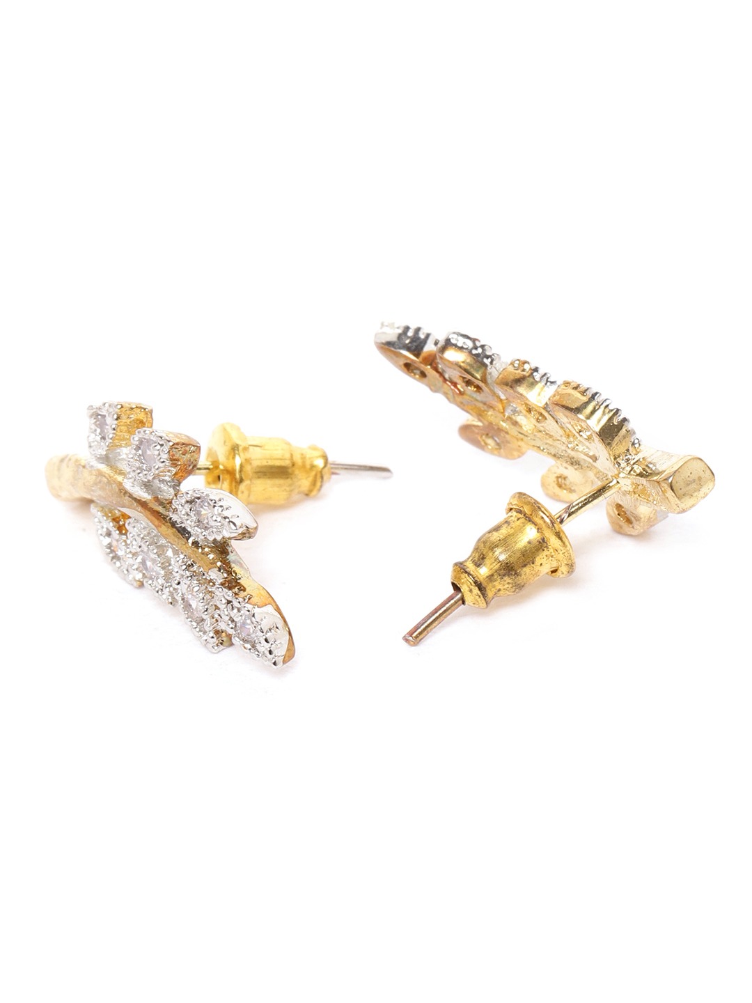 YouBella American Diamond Gold Plated Mangalsutra Pendant with Chain and Earrings for Women