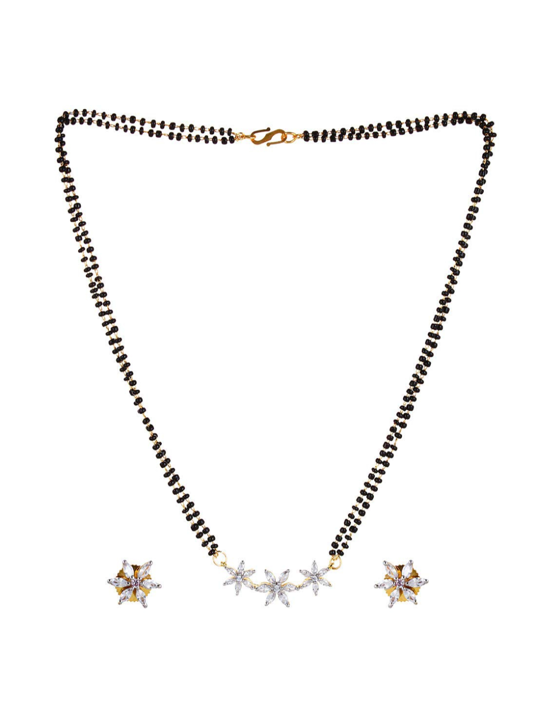 YouBella Latest Traditional Jewellery Gold Plated Jewellery Set for Women (golden)(YBMS_10139)