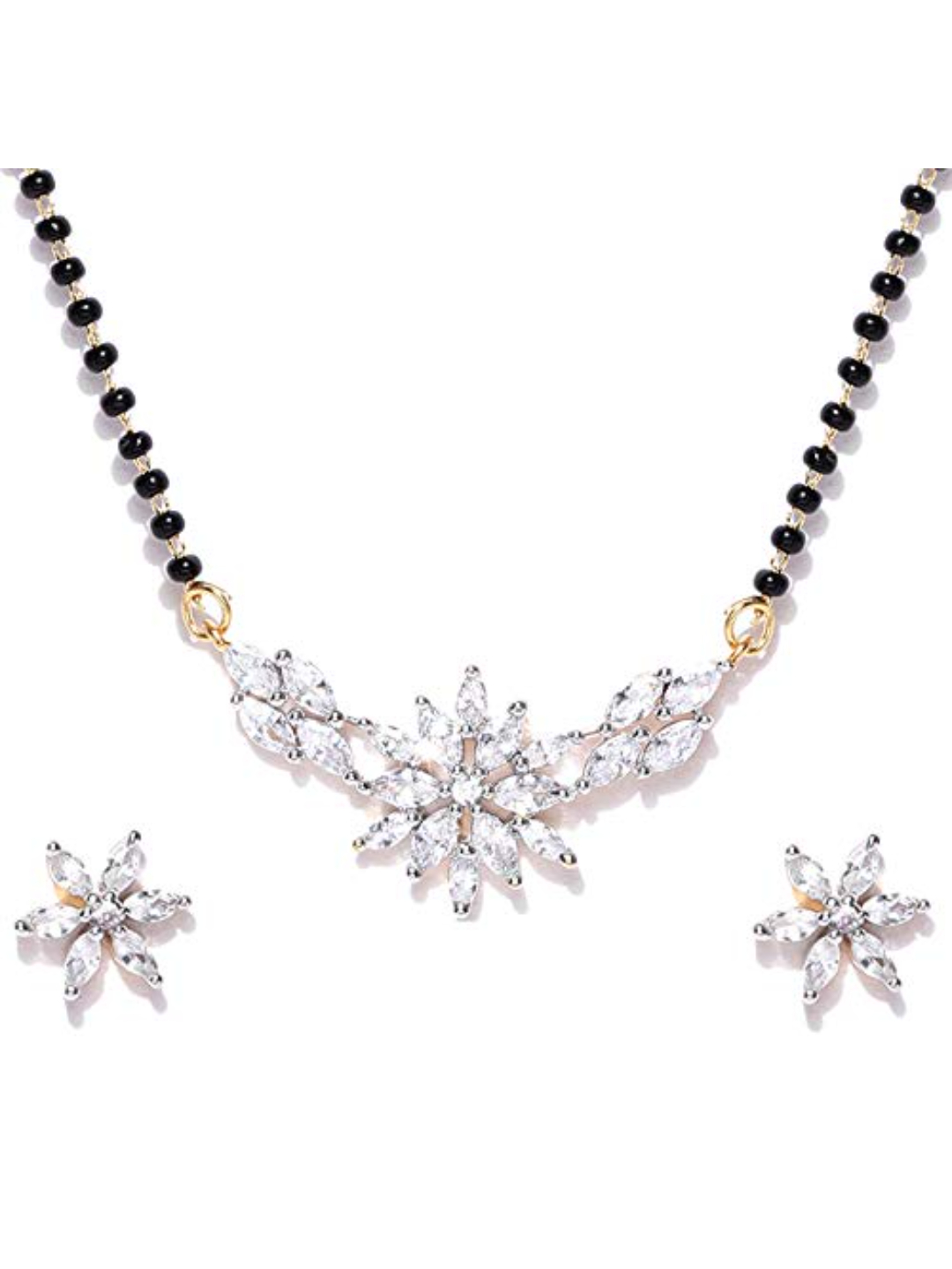 YouBella Latest Traditional Jewellery Gold Plated Jewellery Set for Women (Golden)(YBMS_10140)