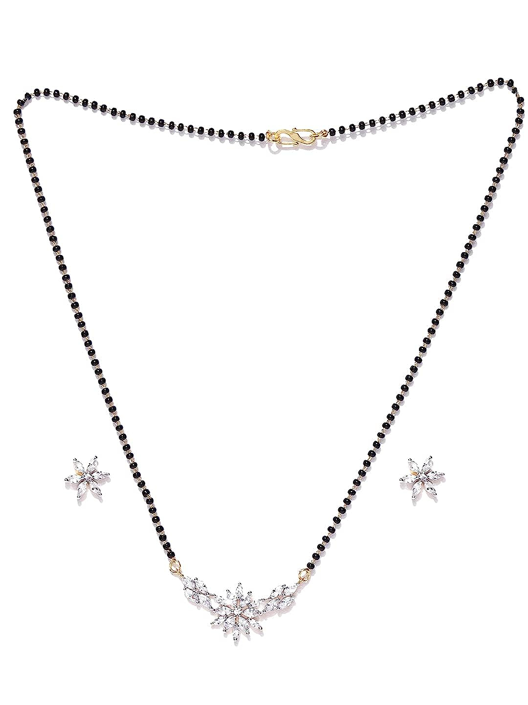YouBella Latest Traditional Jewellery Gold Plated Jewellery Set for Women (Golden)(YBMS_10140)