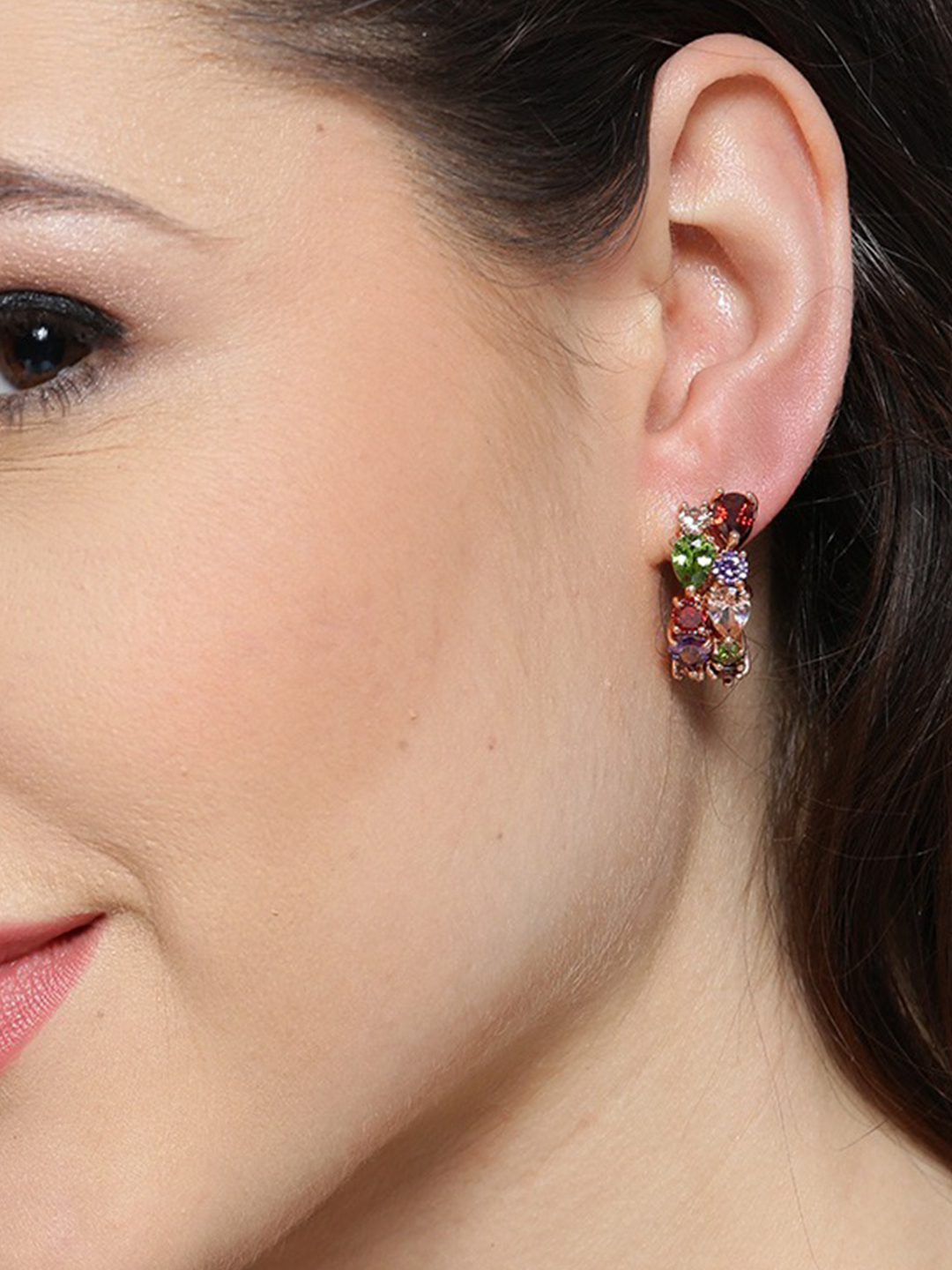 YouBella Multicoloured Contemporary Studs