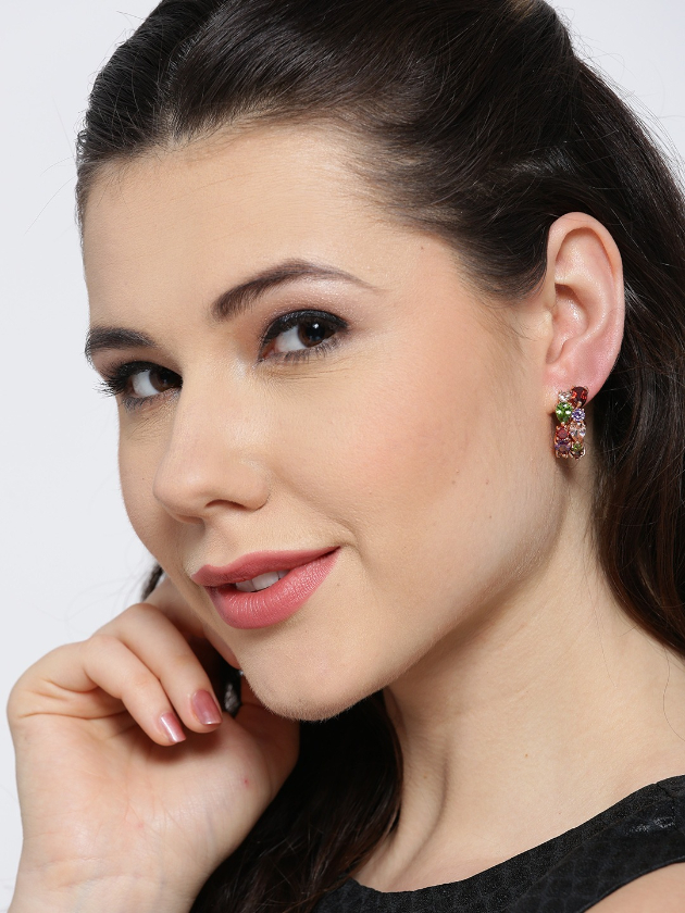 YouBella Multicoloured Contemporary Studs