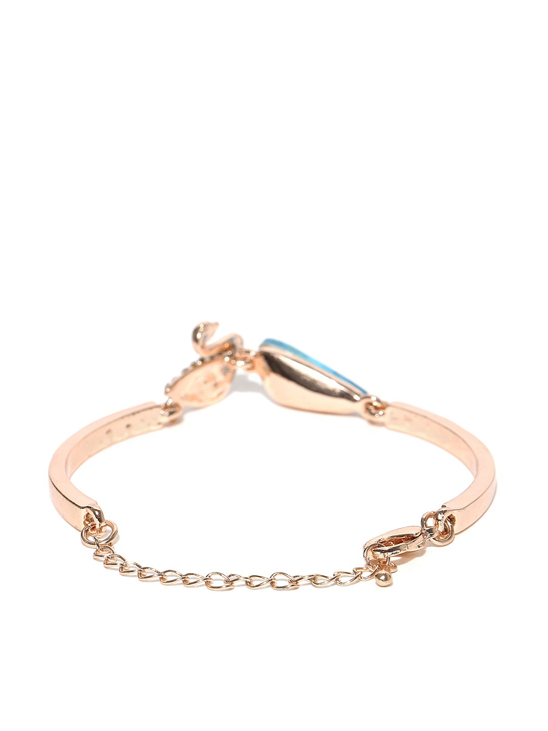 YouBella Gold-Plated Swan-Shaped Stone-Studded Jewellery Set