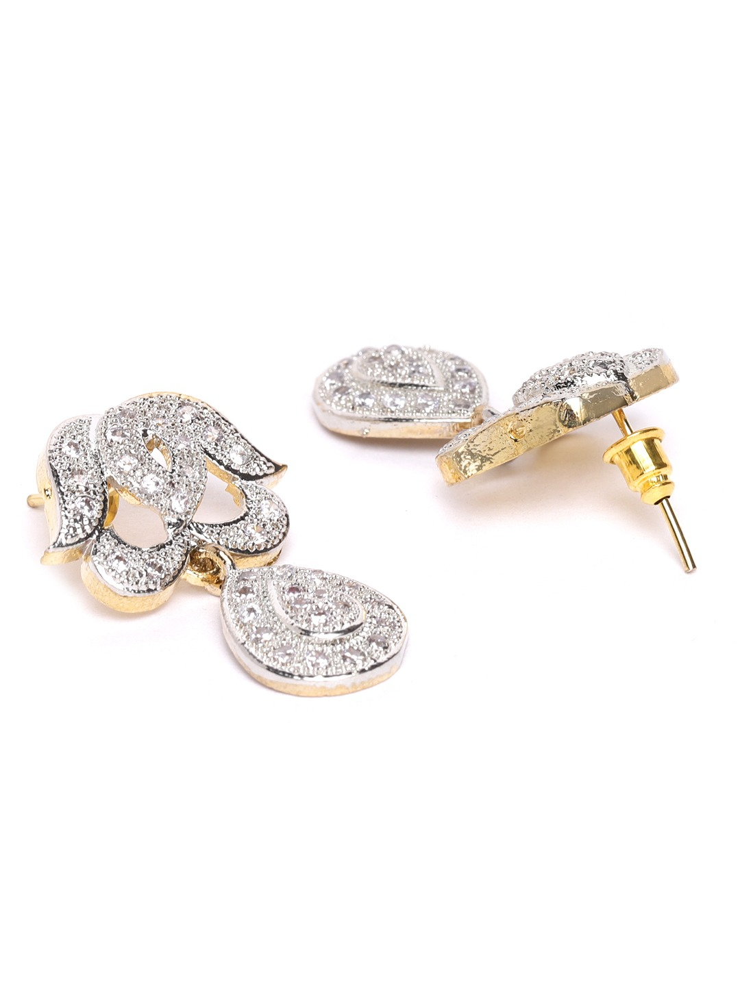 YouBella Gold-Plated Stone-Studded Jewellery Set