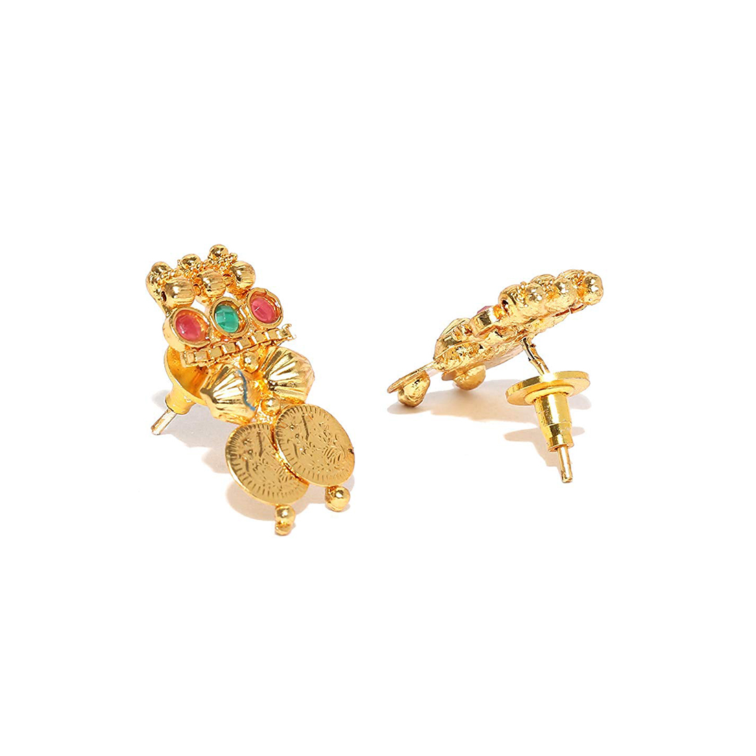 YouBella Golden Plated Jewellery Set for Women (Multi-Colour)(YBNK_3451_FON)