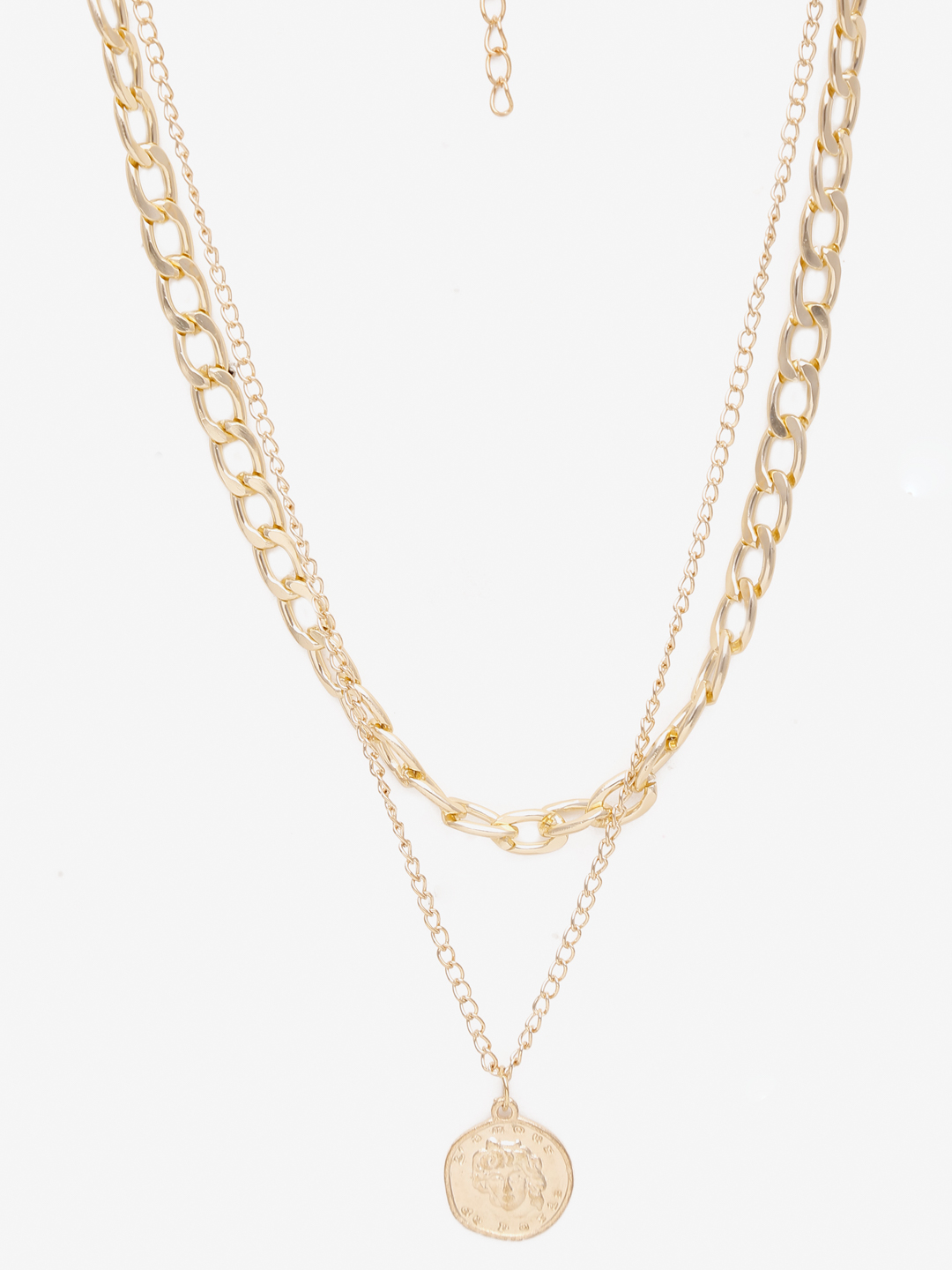 YouBella 
Set of 2 Gold-Toned Gold-Plated Layered Necklaces