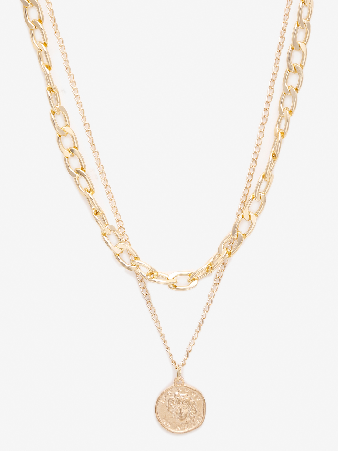 YouBella
Women Set of 2 Gold Toned & Plated Minimal Layered Necklaces