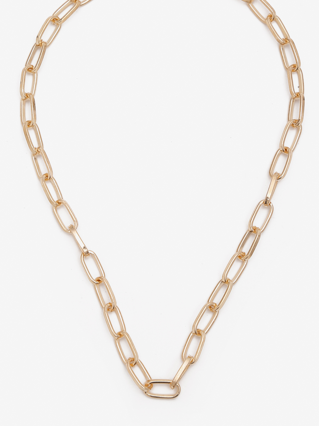 YouBella 
Set of 2 Gold-Toned & Silver-Toned Gold-Plated Chains