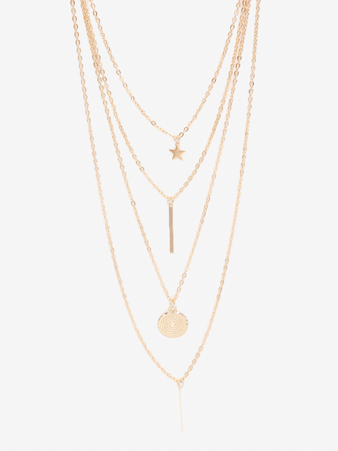 YouBella 
Set of 2 Gold-Toned Gold-Plated Chains