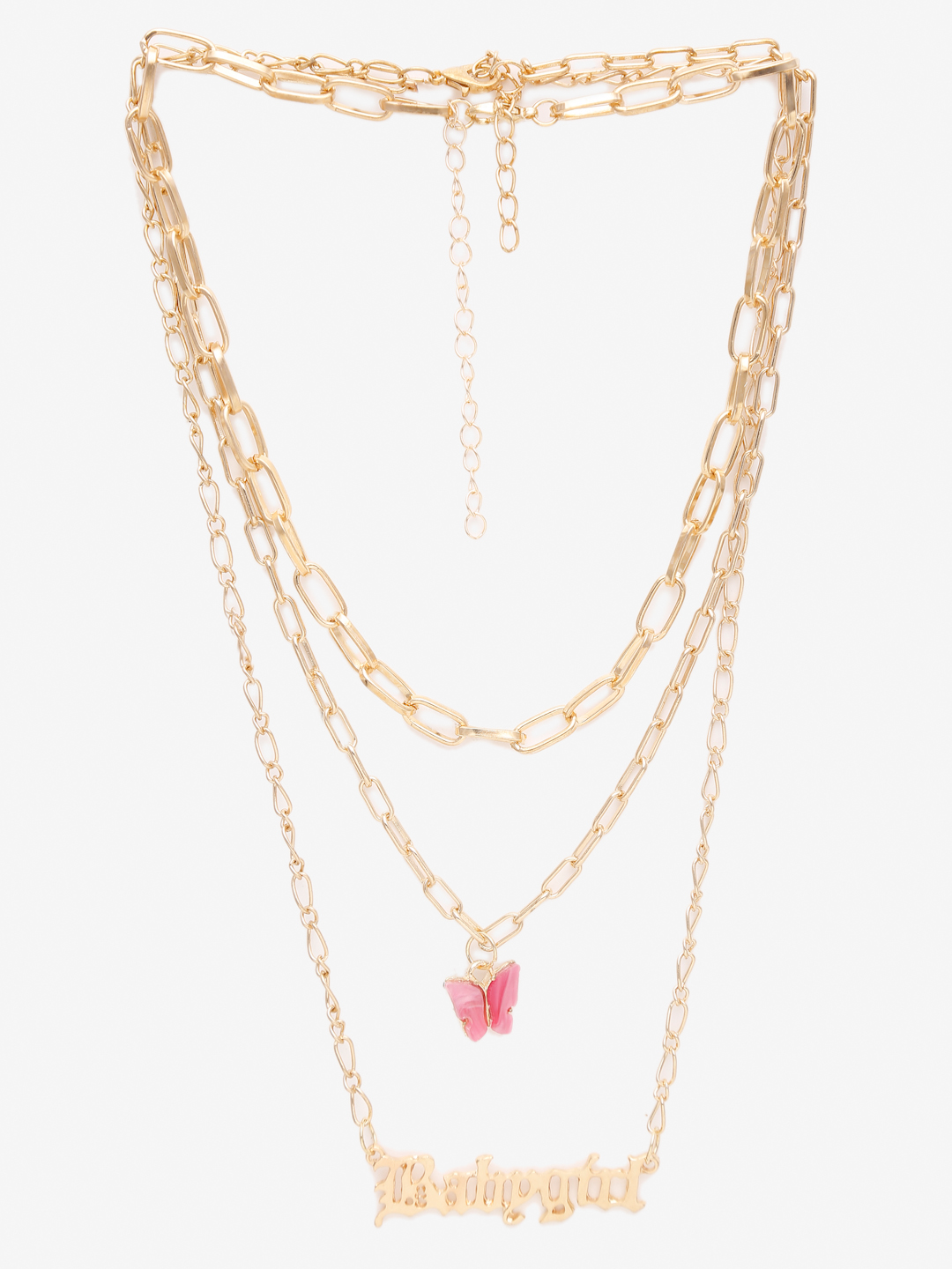 YouBella 
Set of 2 Gold-Toned Gold-Plated Layered Necklaces