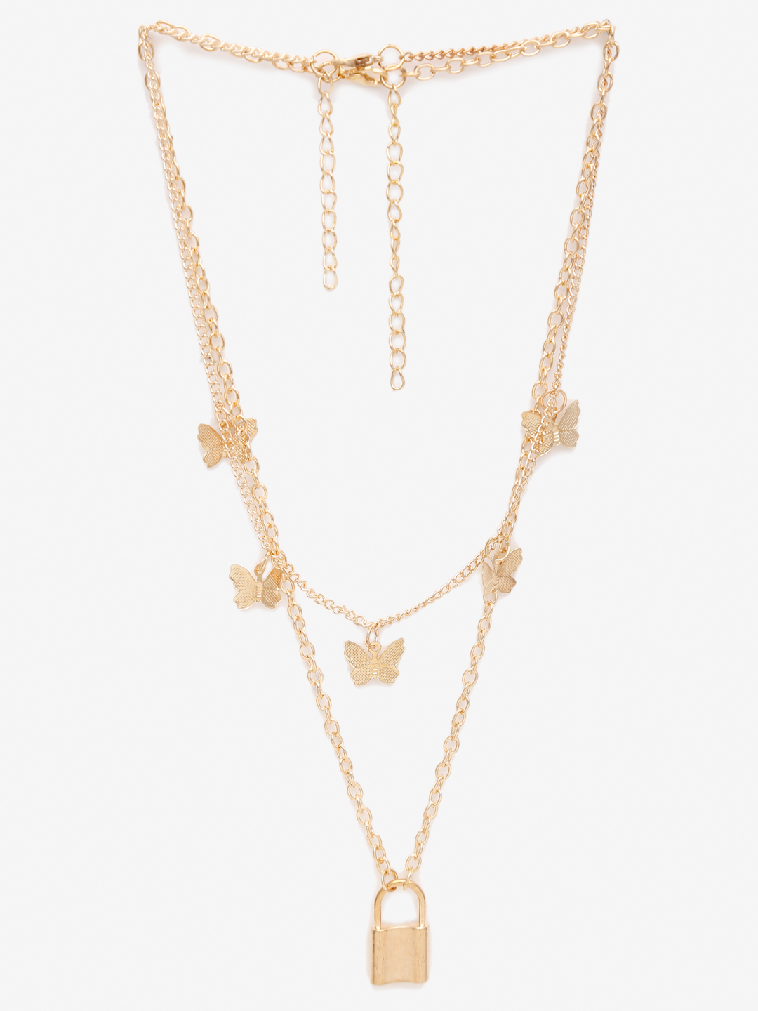 YouBella 
Set of 2 Gold-Toned Gold-Plated Chains