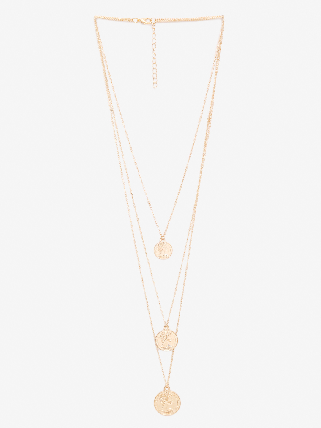 YouBella 
Set of 2 Gold-Toned Gold-Plated Necklaces
