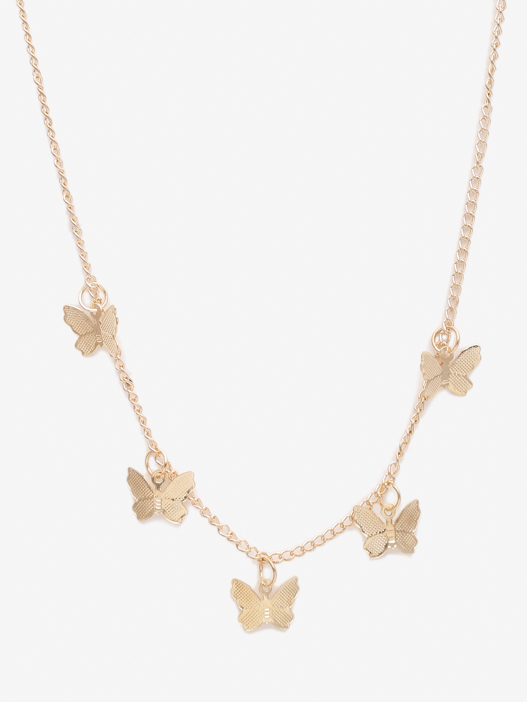 YouBella 
Set of 2 Gold-Toned Gold-Plated Necklaces