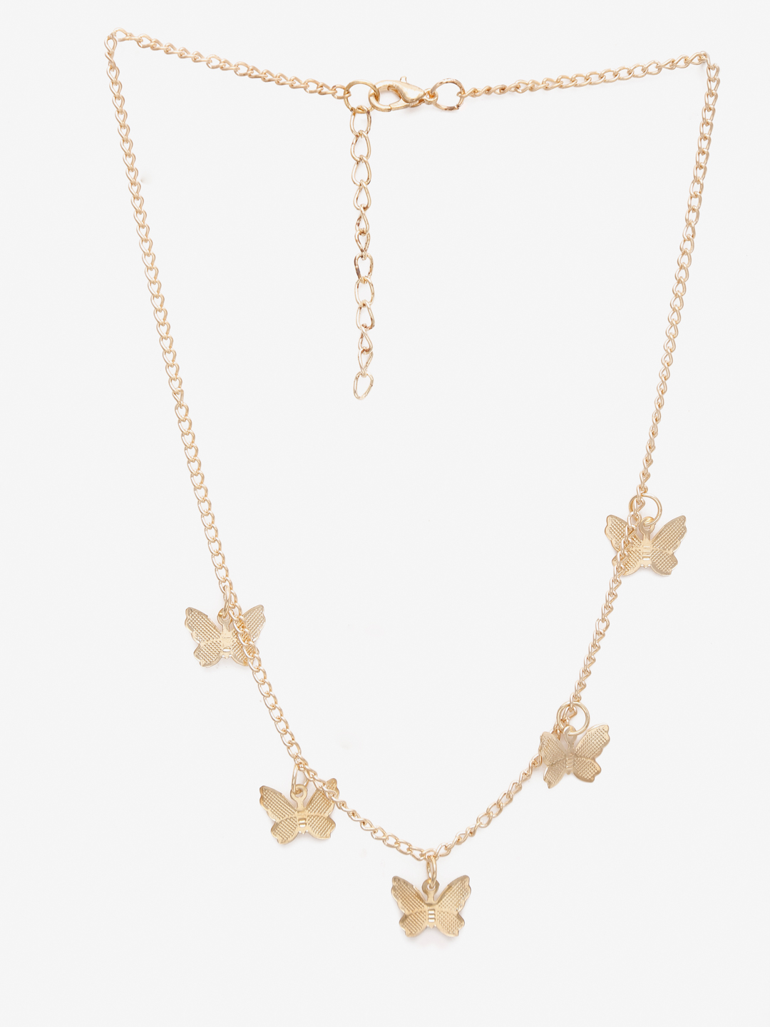 YouBella 
Set of 2 Gold-Toned Gold-Plated Necklaces