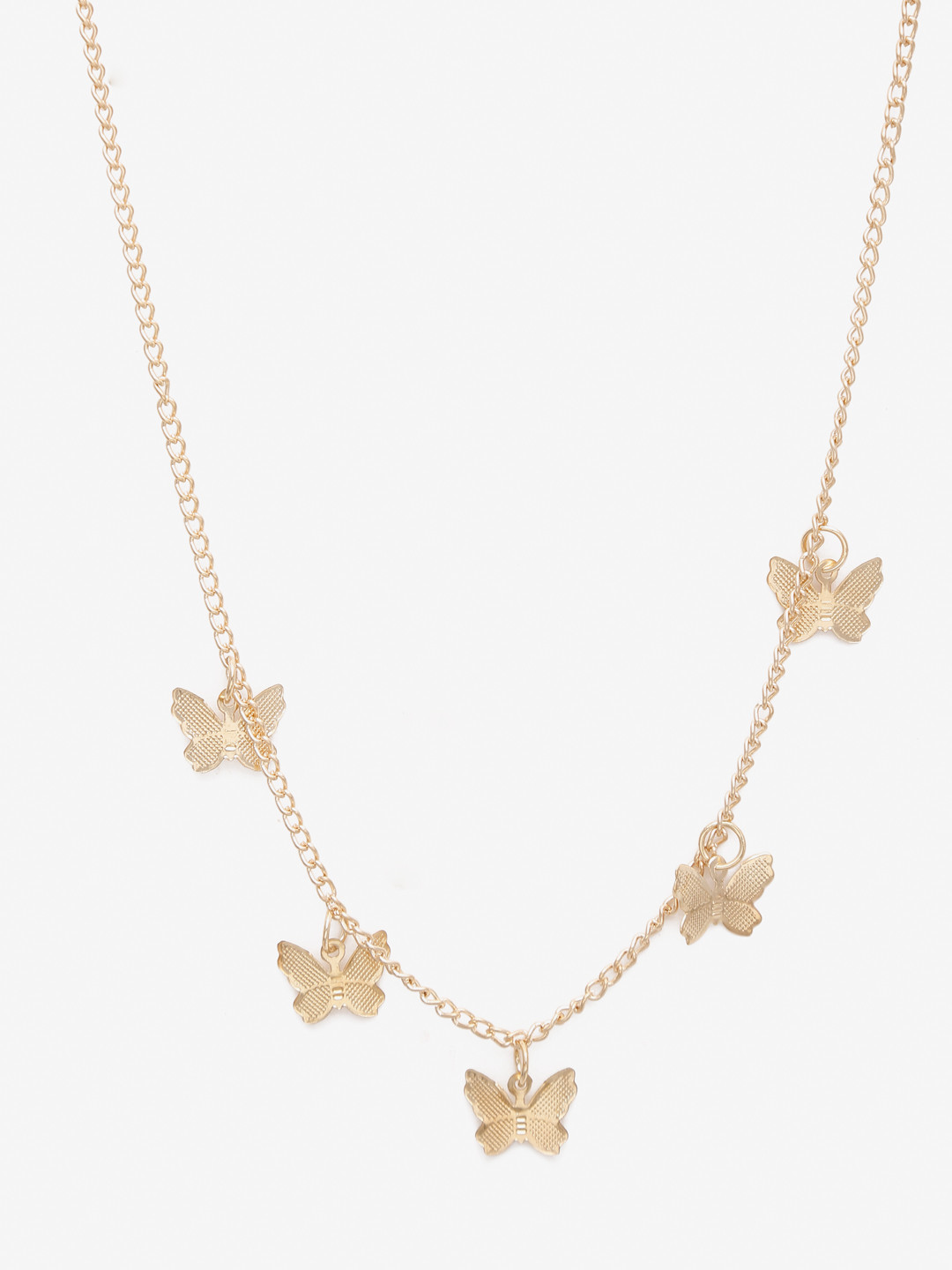 YouBella 
Set of 2 Gold-Toned Gold-Plated Necklaces