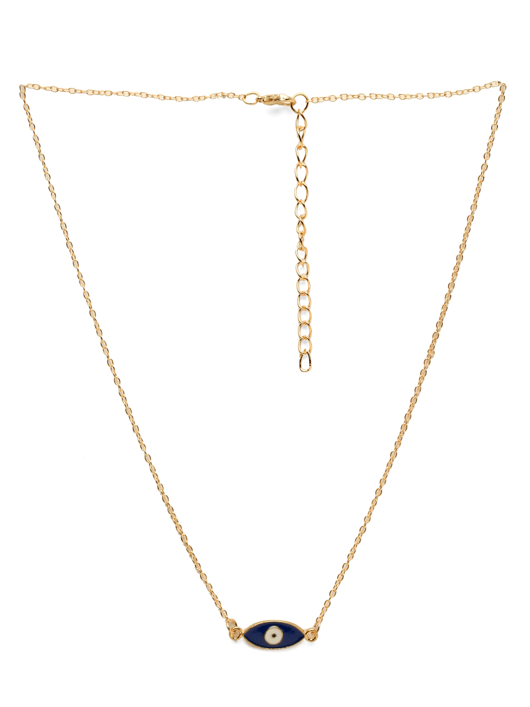 YouBella Jewellery Evil Eye Gold Plated Necklace for Girls and Women (Gold) (YBNK_50172)
