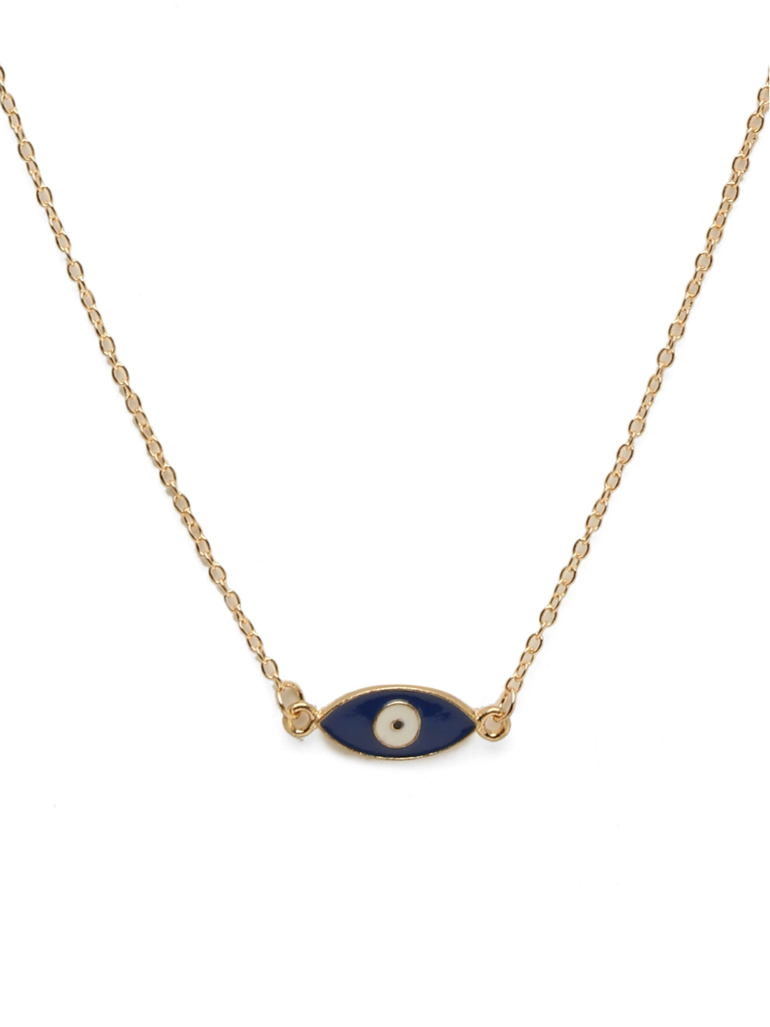 YouBella Jewellery Evil Eye Gold Plated Necklace for Girls and Women (Gold) (YBNK_50172)