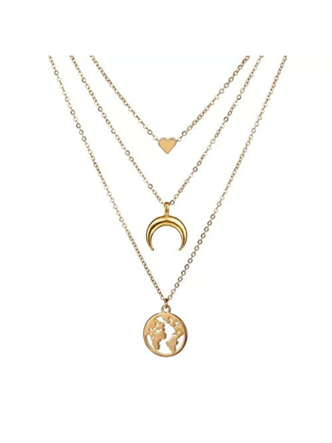 YouBella Women Fashion Stylish and Trendy  Jewellery Set Combo of 9 set of Earrings and Chain for Women and Girls