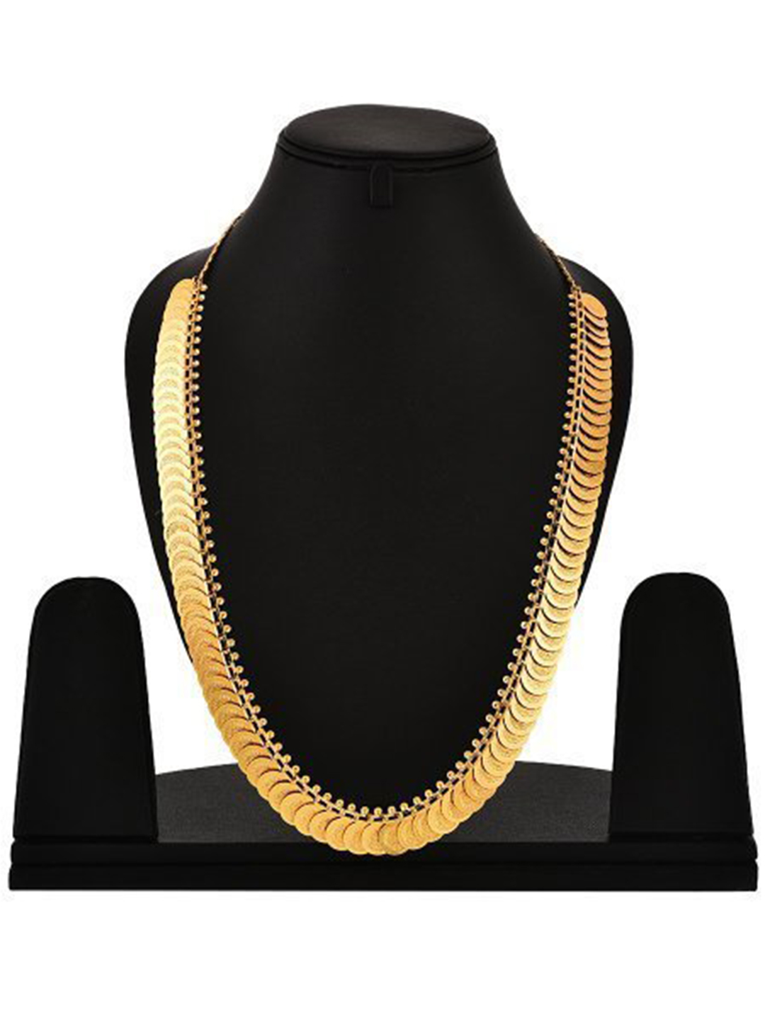 YouBella Golden Plated Long Mala for Women (Golden )(YBNK_5041)