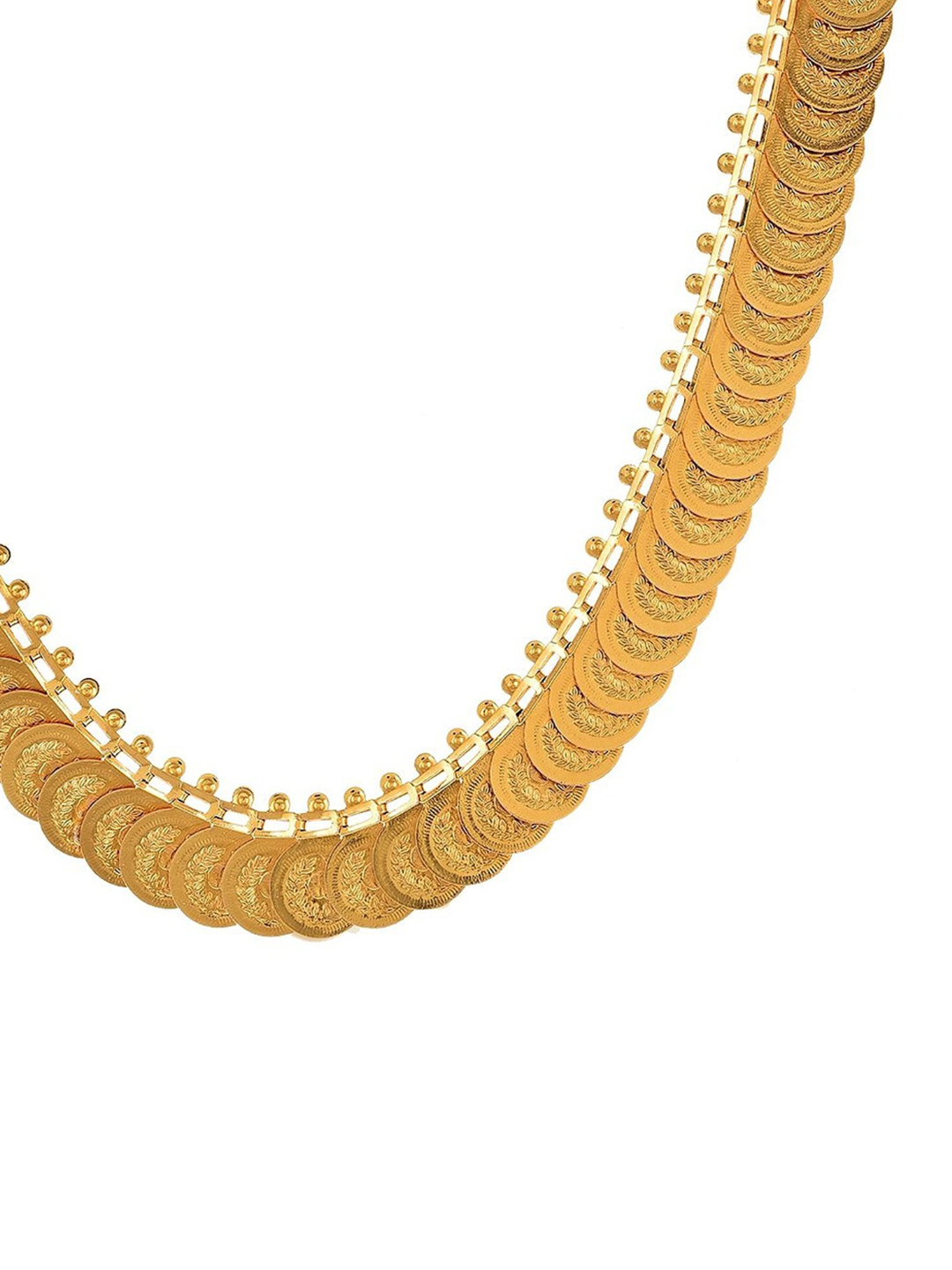 YouBella Golden Plated Long Mala for Women (Golden )(YBNK_5041)
