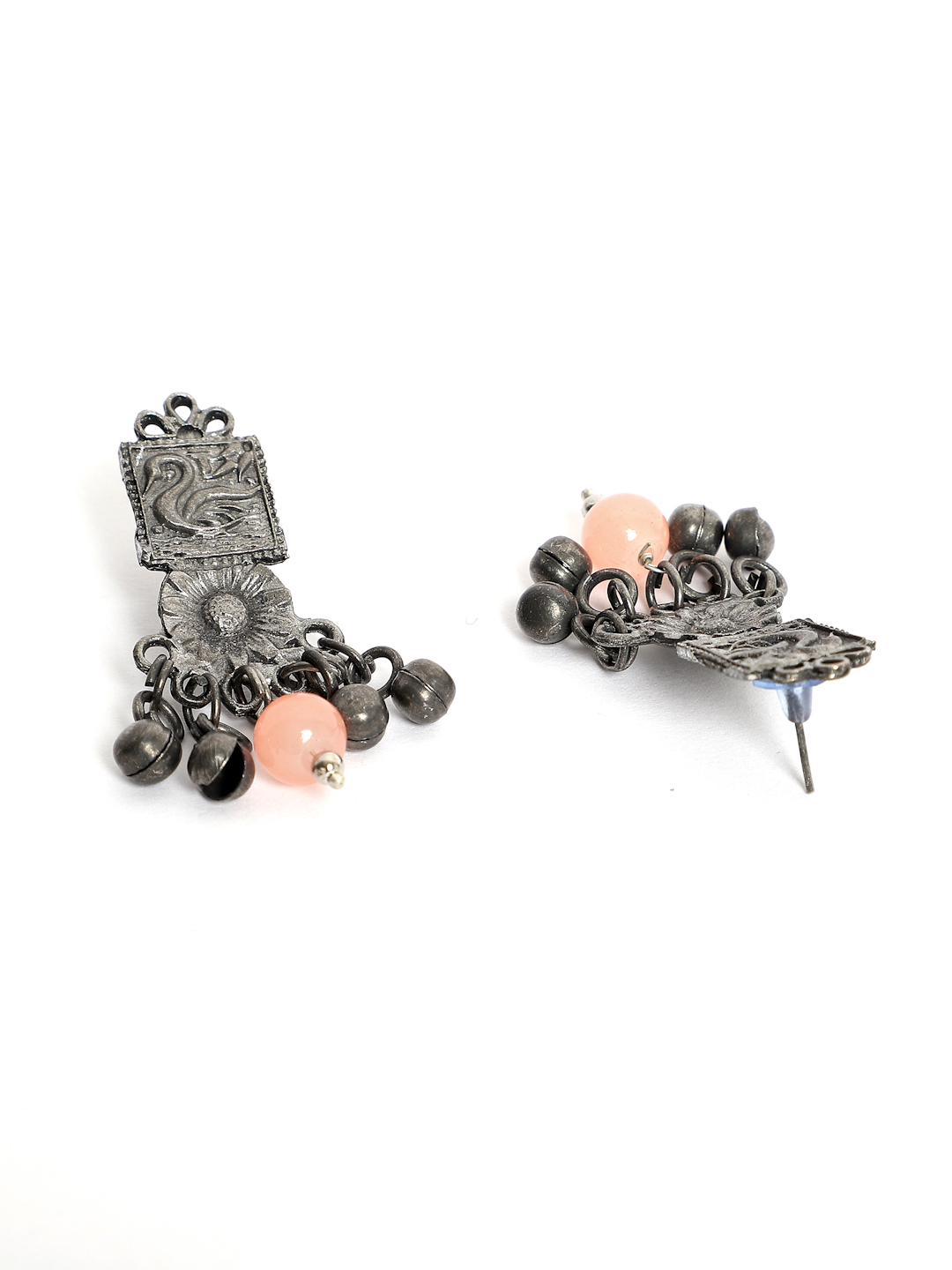 YouBella Jewellery Oxidised Silver Necklace Jewellery Set for Girls and Women