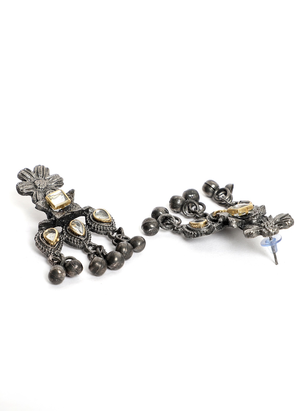YouBella Jewellery Oxidised Silver Necklace Jewellery Set for Girls and Women
