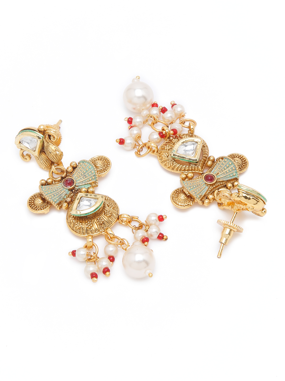 YouBella Jewellery Celebrity Inspired Gold Plated Necklace Jewellery Set for Girls and Women