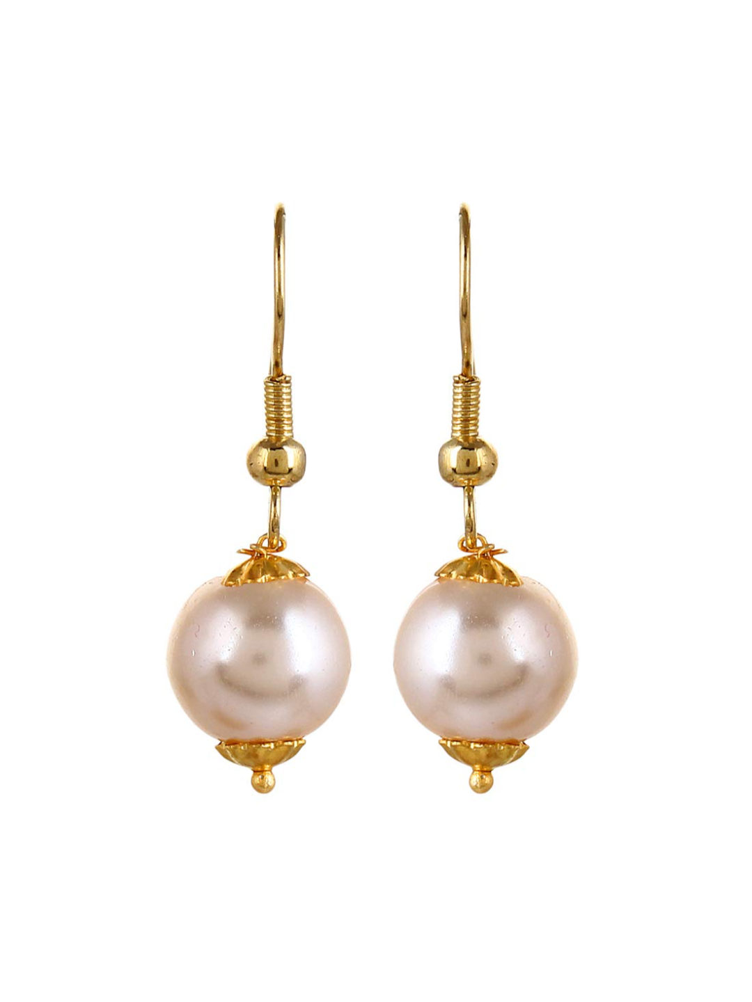 YouBella Pink Gold-Plated Stone-Studded Beaded Jewellery Set