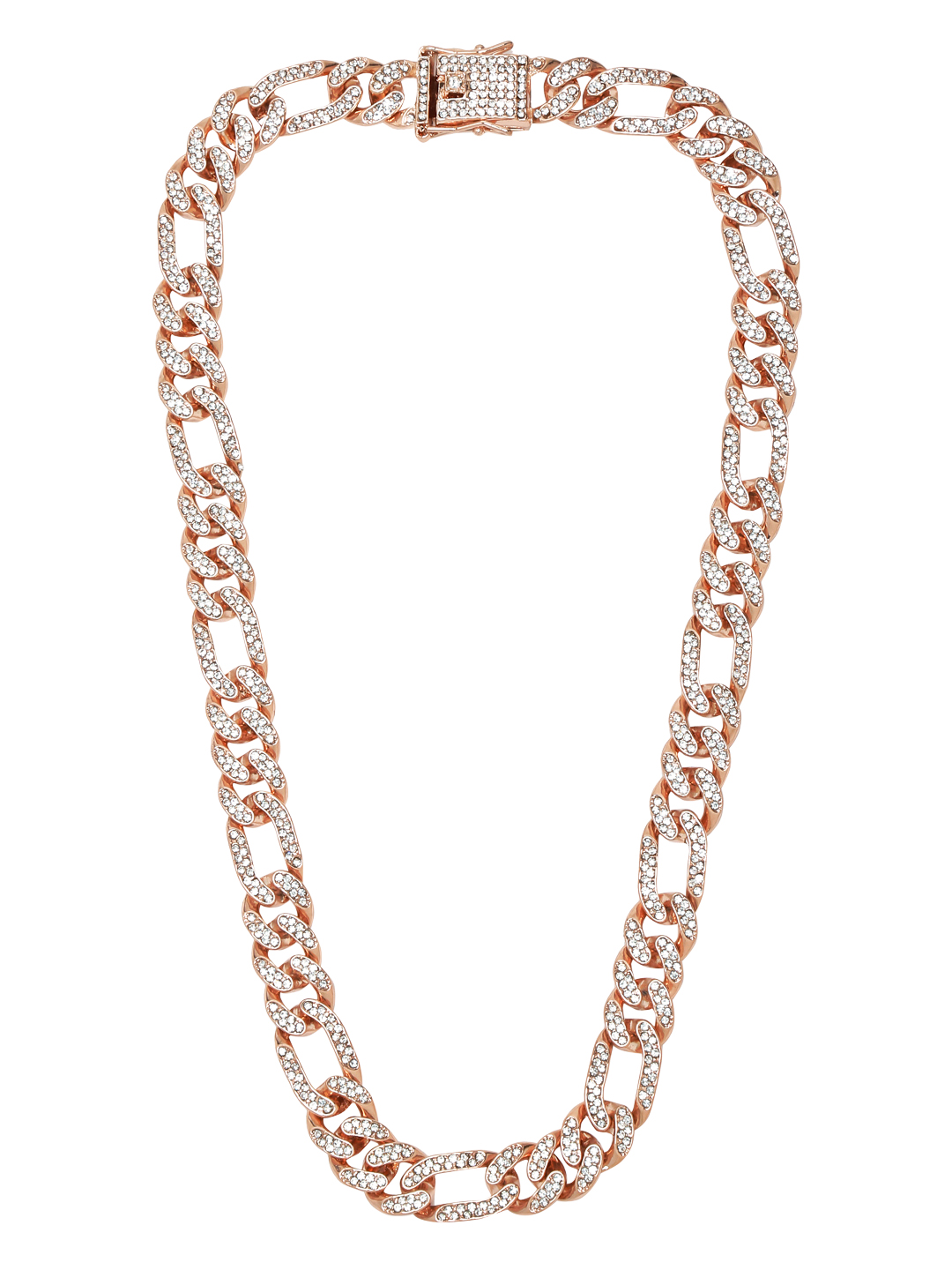 YouBella Jewellery for Men Chunky And Bold Gold Plated Celebrity Inspired Necklace Chain for Men and Boys (YBNK_50571) (Gold)
