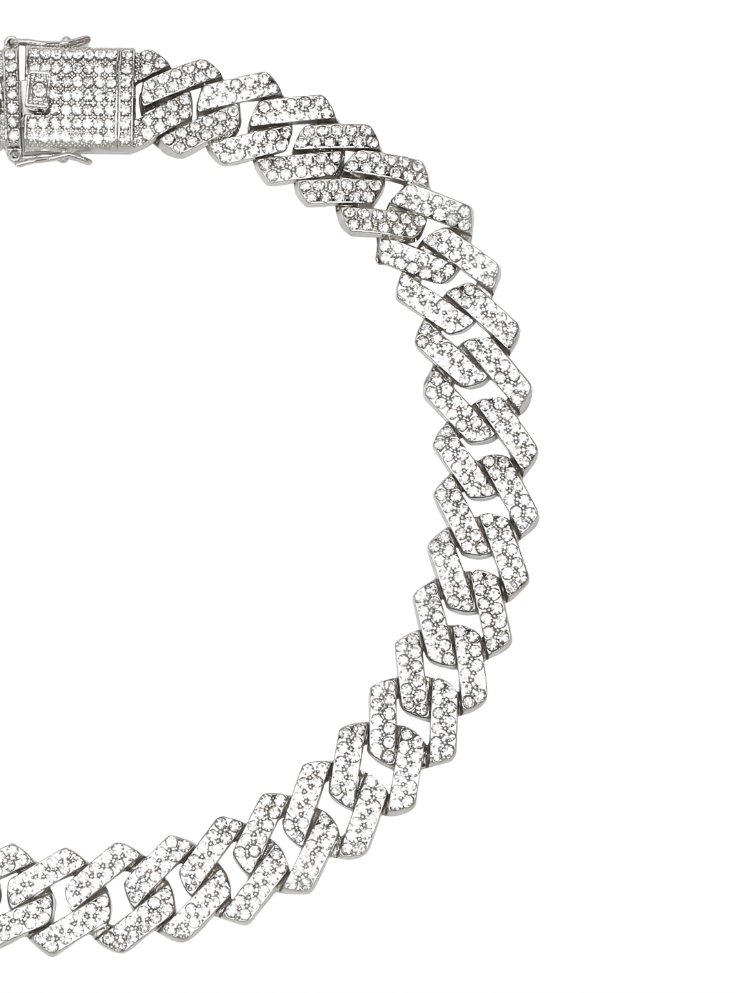 YouBella Jewellery for Men Chunky And Bold Silver Plated Celebrity Inspired Necklace Chain for Men and Boys (YBNK_50572) (Silver)