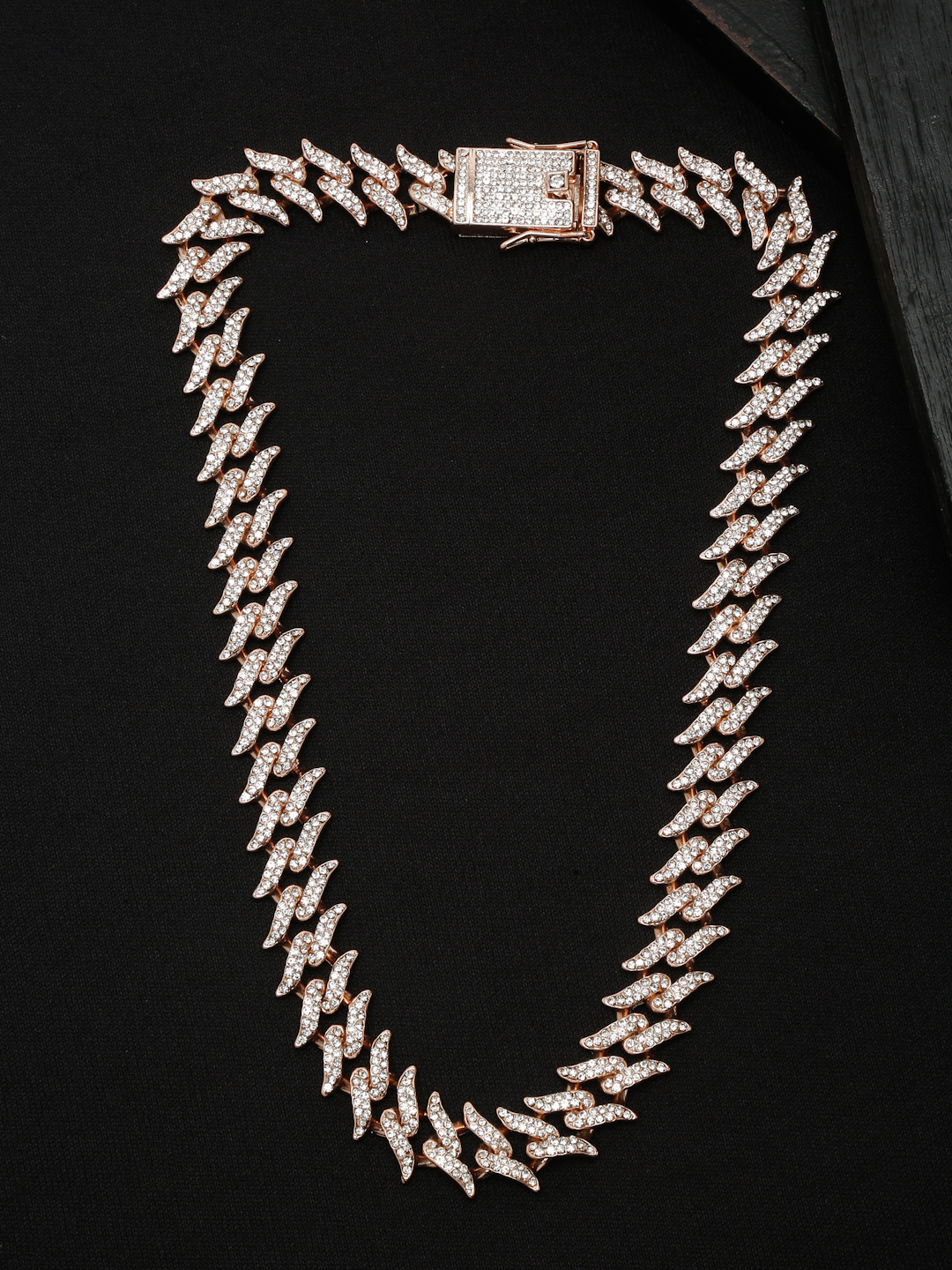 YouBella Jewellery for Men Chunky And Bold Gold Plated Celebrity Inspired Necklace Chain for Men and Boys (YBNK_50573) (Gold)