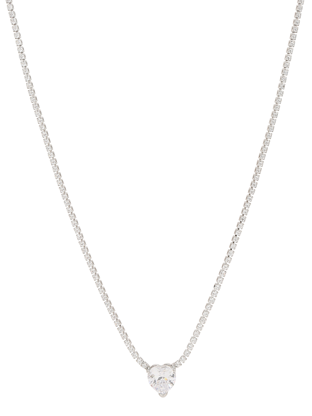 YouBella Jewellery for women Celebrity Inspired Silver Plated Necklace for Women and Girls