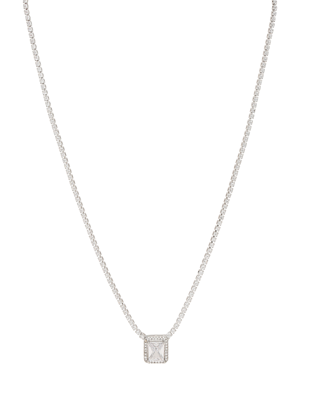 YouBella Jewellery for women Celebrity Inspired Silver Plated Necklace for Women and Girls
