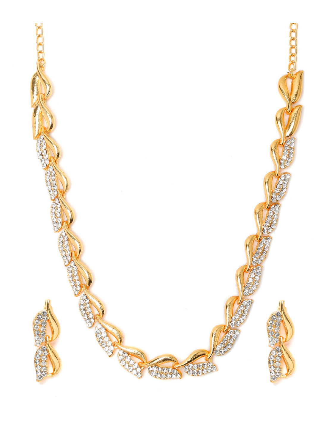 YouBella Austrian Diamond Necklace Set/Jewellery Set with Earrings For Girls And Women ���