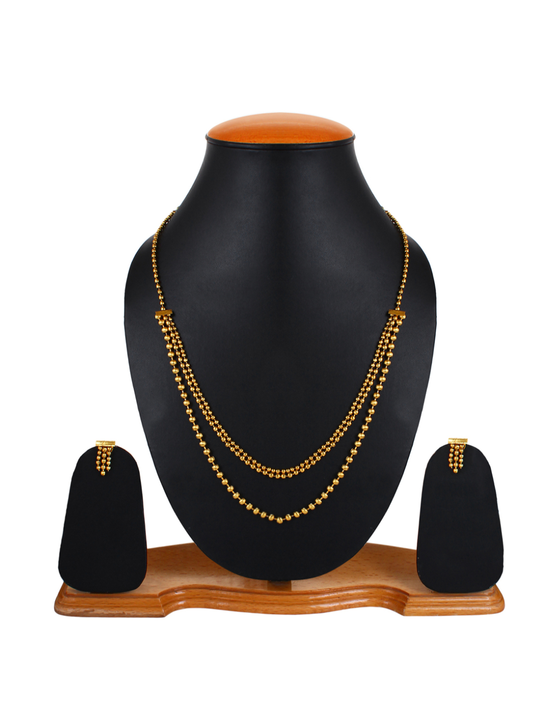YouBella Gold Plated Necklace With Earrings Set For Women
