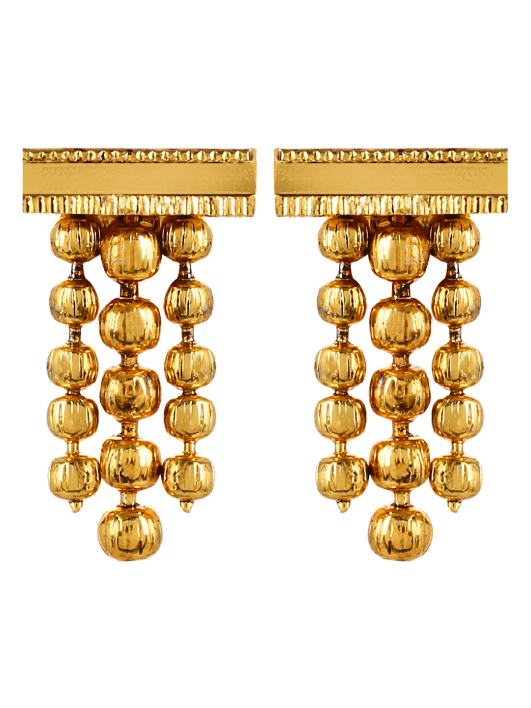 YouBella Gold Plated Necklace With Earrings Set For Women