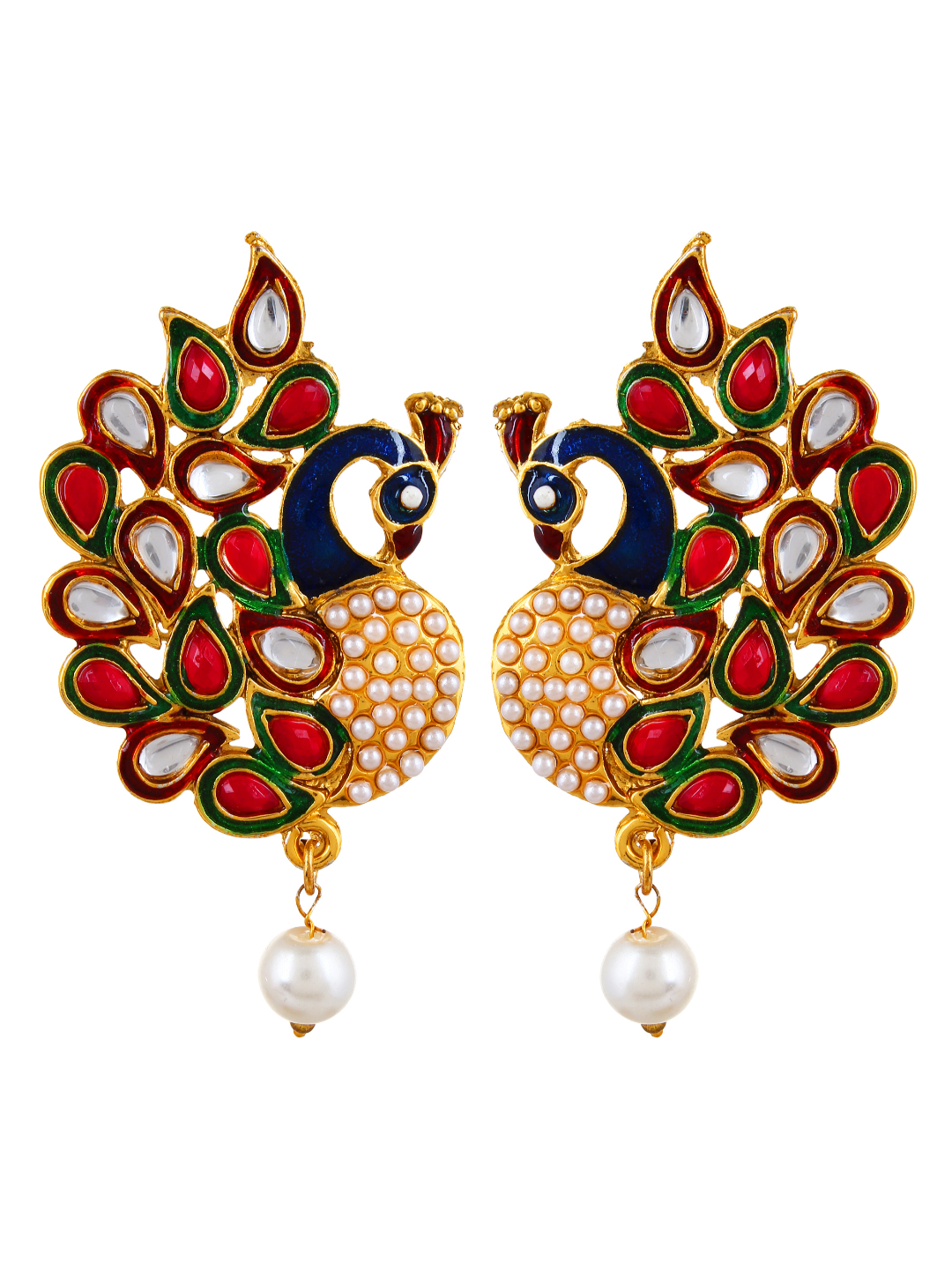 YouBella Jewellery Gold Plated Combo of Two Traditional Necklace Set for Women Jewellery Set with Earrings for Girls/Women