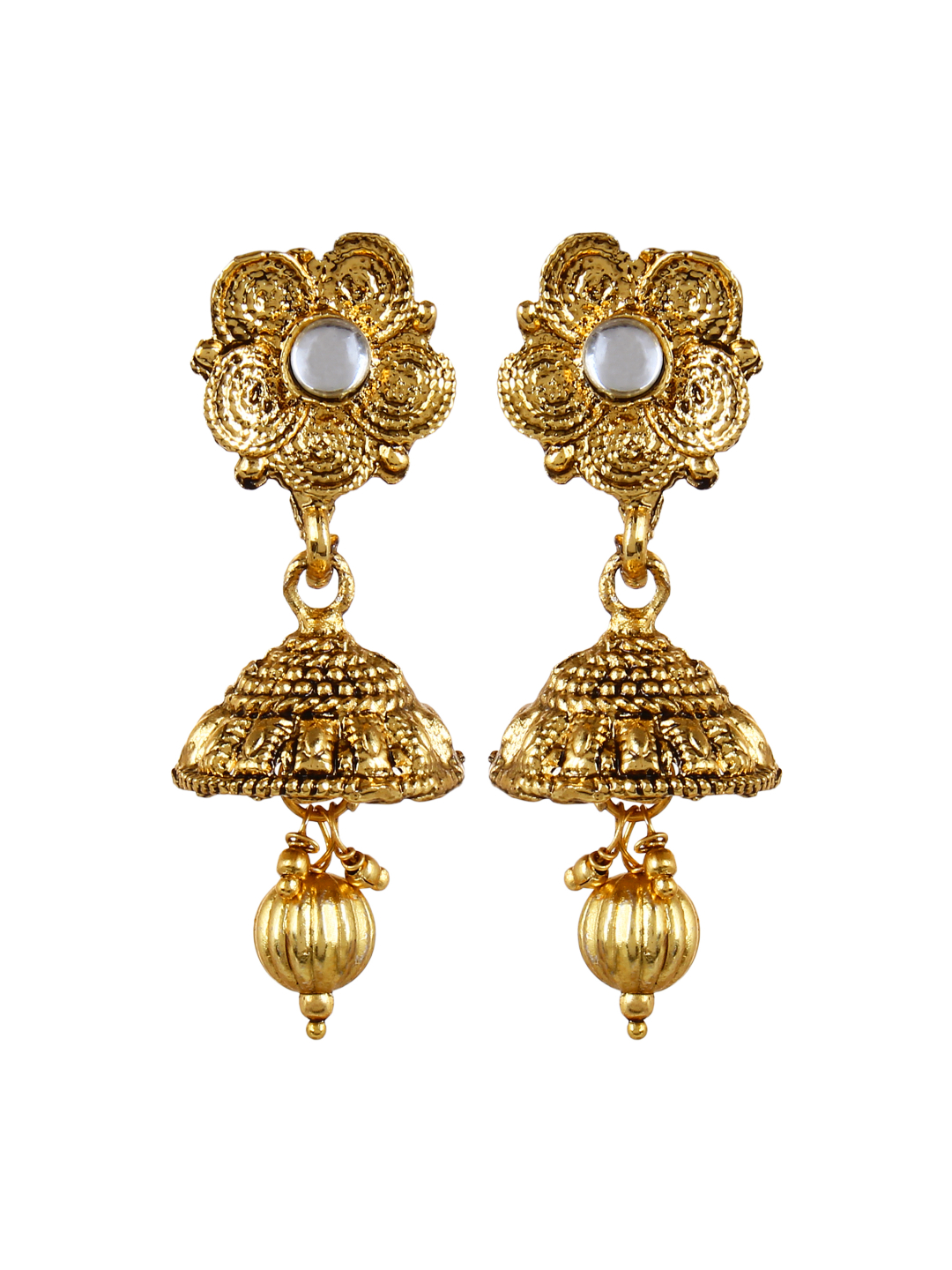 YouBella Jewellery Gold Plated Combo of Two Traditional Necklace Set for Women Jewellery Set with Earrings for Girls/Women