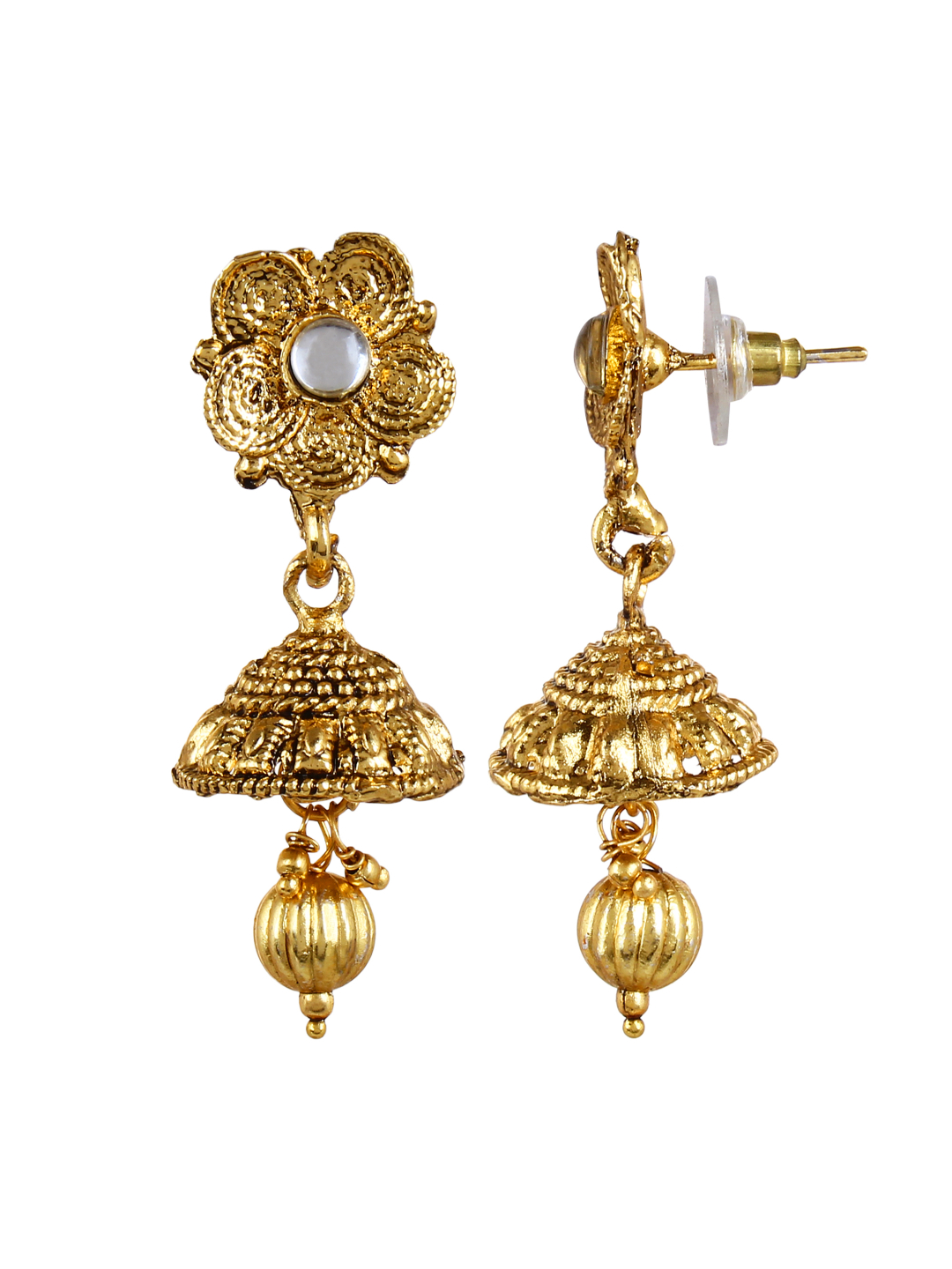 YouBella Jewellery Gold Plated Combo of Two Traditional Necklace Set for Women Jewellery Set with Earrings for Girls/Women
