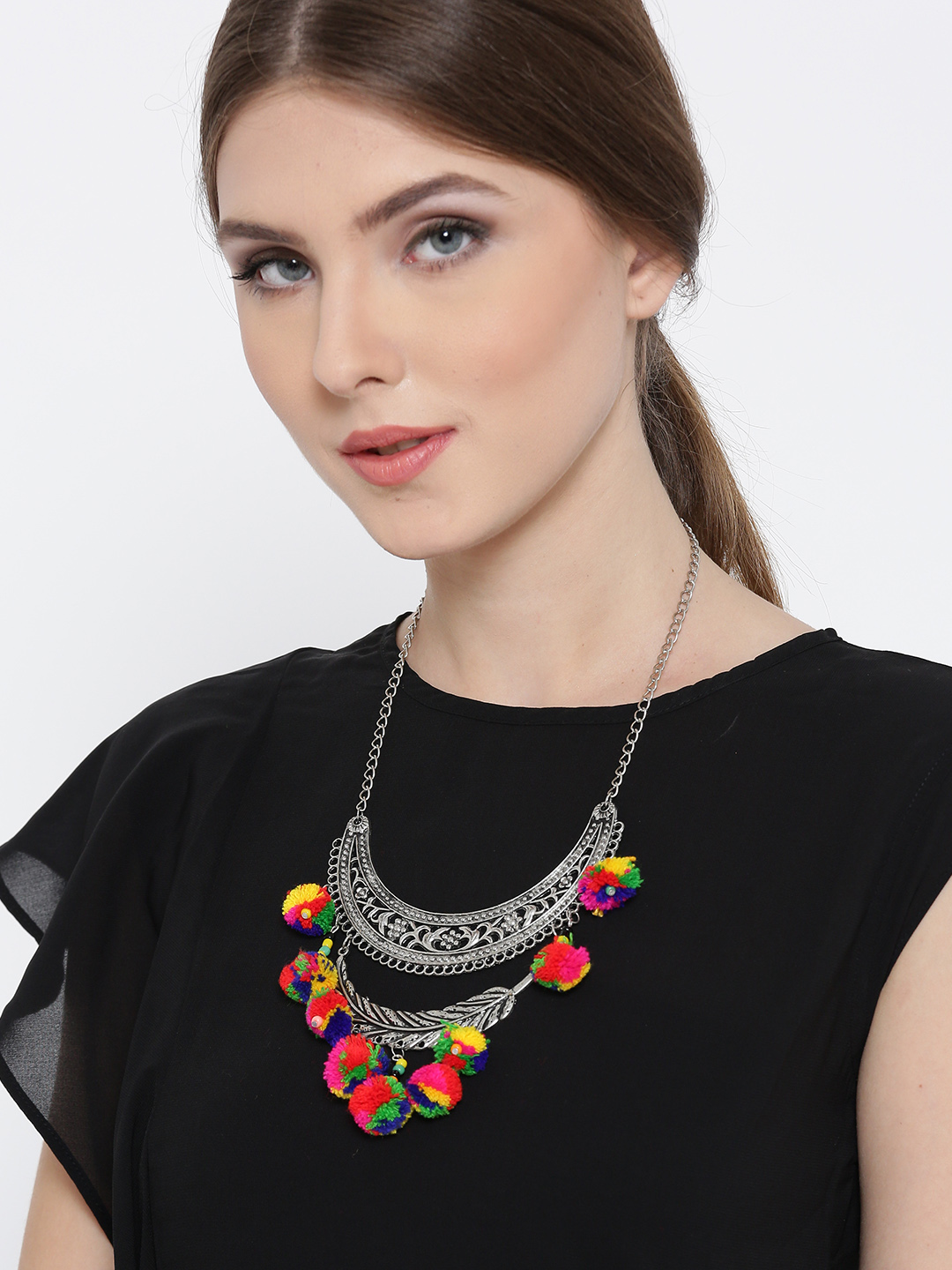 YouBella Gold Plated ALLOY Necklace With Earrings For Women