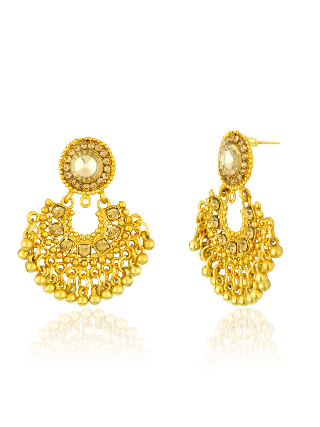 Youbella Gold Plated Necklace Jewellery Set With Earrings For Girls/Women (Choker3)