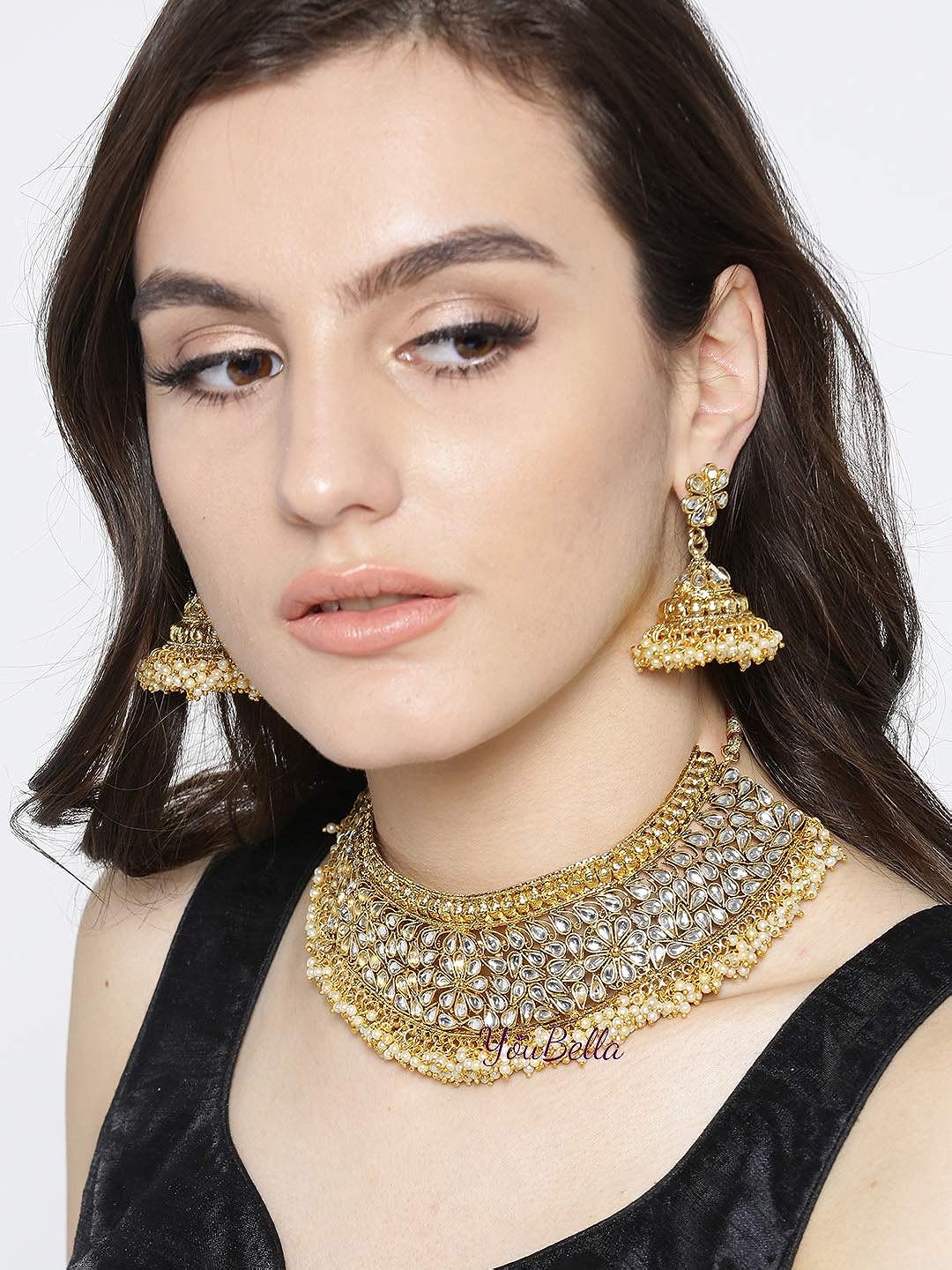 YouBella Gold Plated Jewellery Set For Women