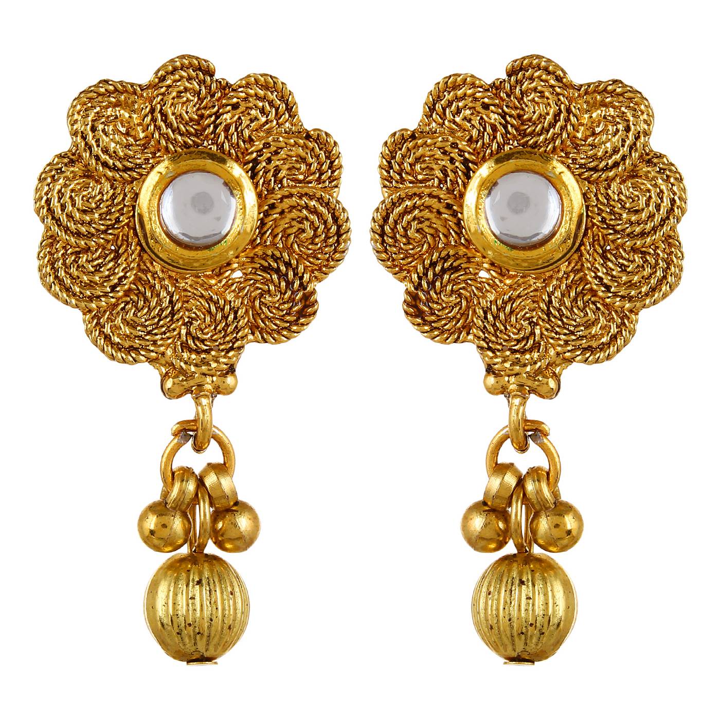 YouBella Gold Plated Alloy Jewellery Set with Earrings for Women