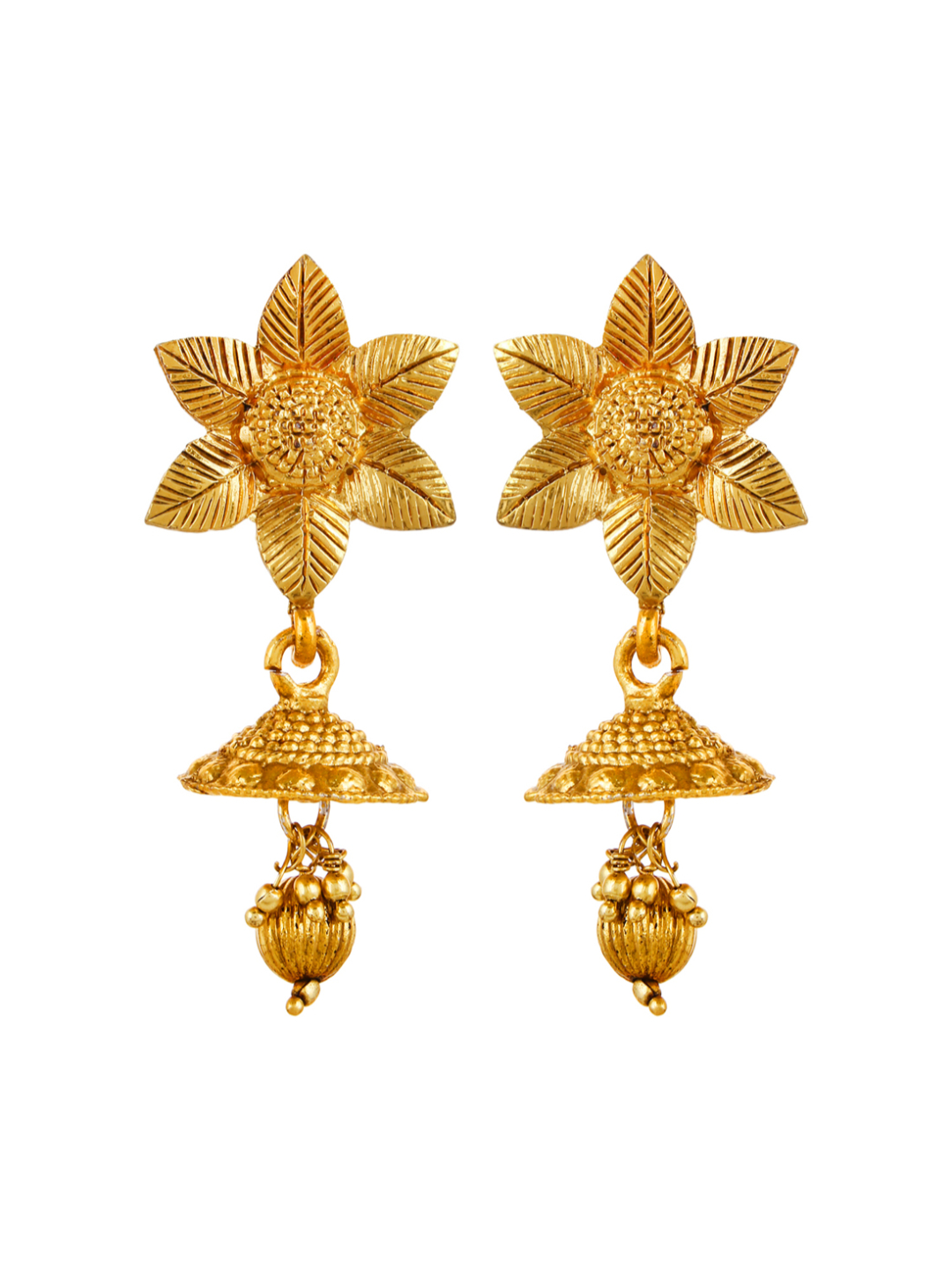 YouBella Jewellery Gold Plated Necklace Jewellery Set with Earrings for Girls/Women