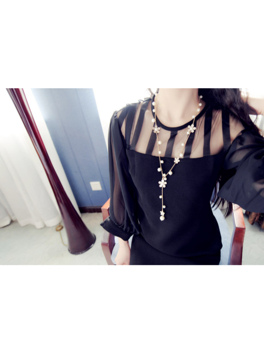 YouBella Fashion Jewellery Stylish Pendants for Girls with Long Chain Pendent Party Necklace for Women & Girls