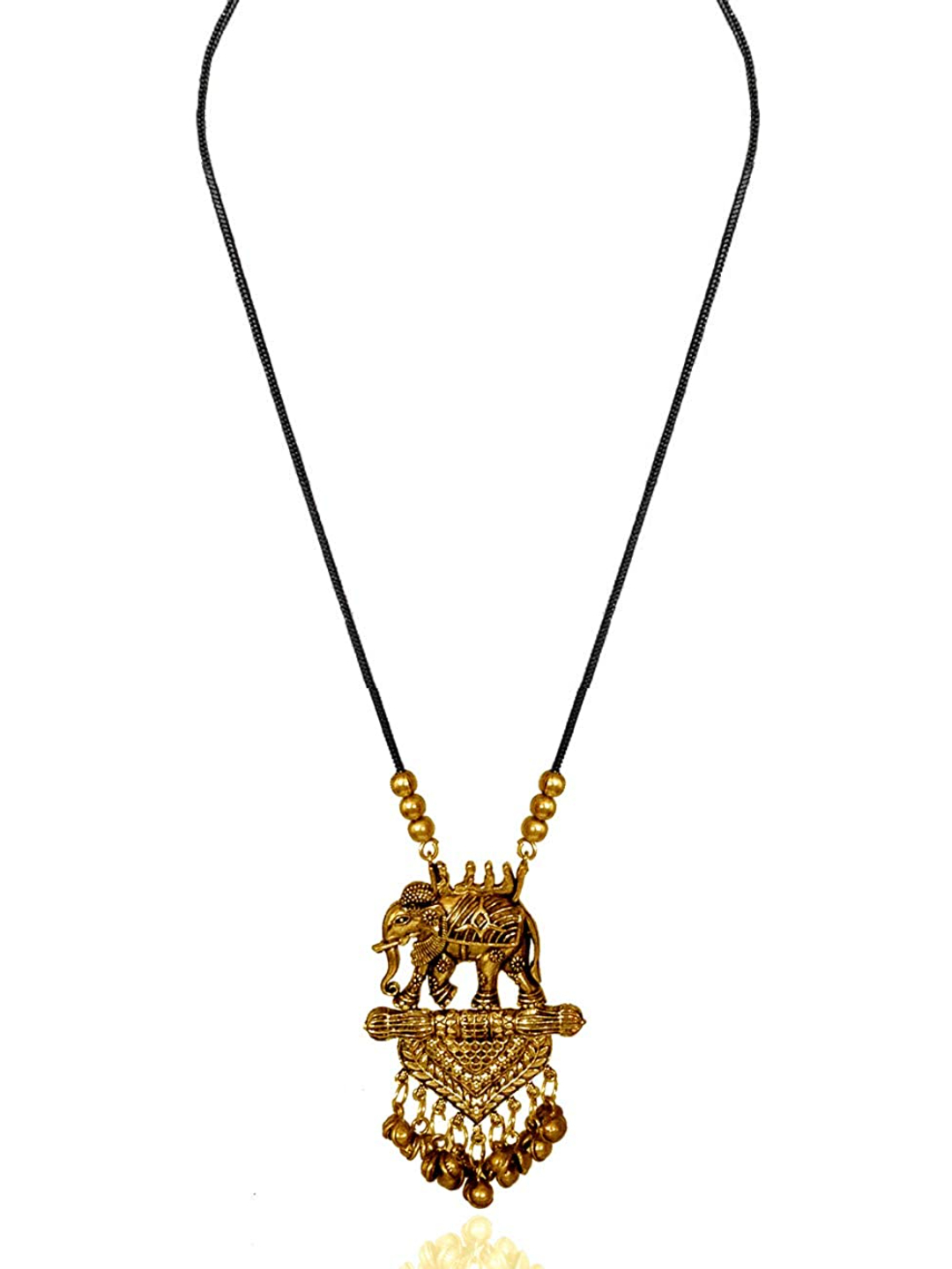 YouBella Jewellery Sets for Women Afghani Boho Bahubali Necklace Jewellery for Girls/Wome (Silver) (Gold)