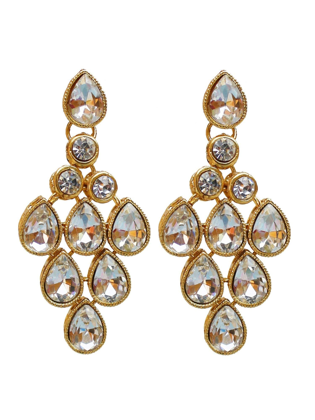 YouBella Jewellery Sets for Women Gold Plated Wedding Bridal Necklace Jewellery Set with Earrings for Girls/Women