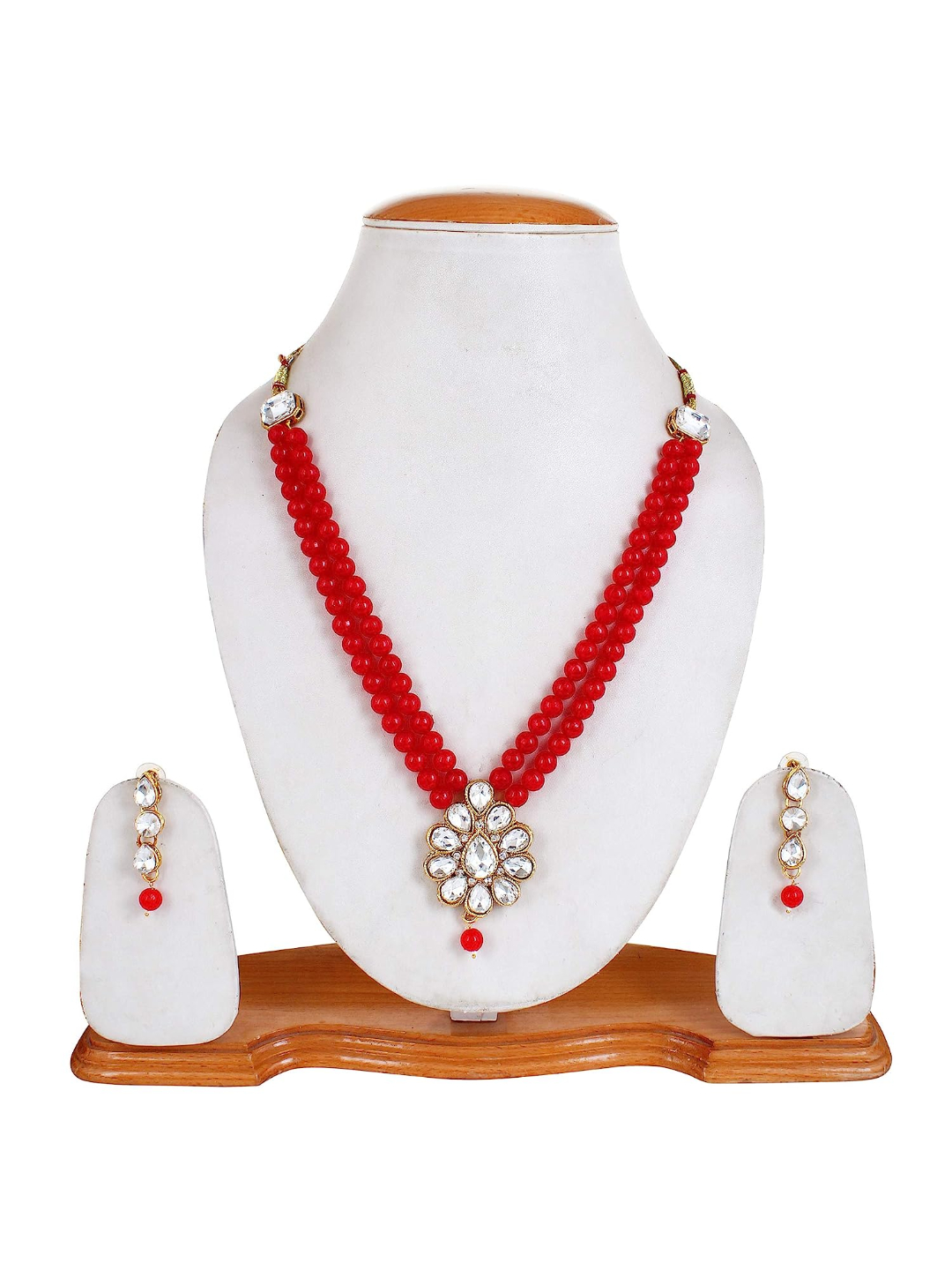 YouBella Jewellery Sets for Women Gold Plated Wedding Bridal Necklace Jewellery Set with Earrings for Girls/Women