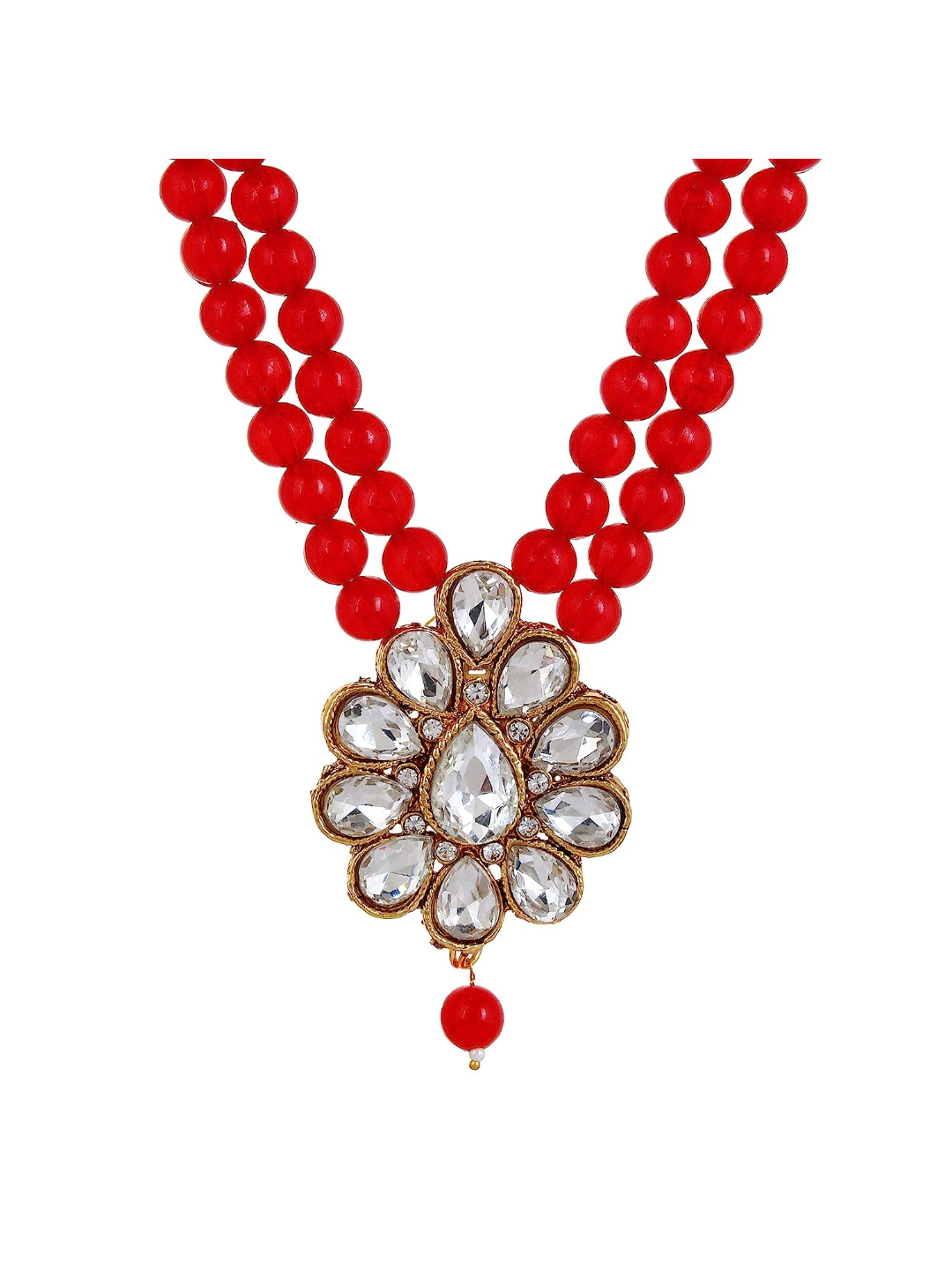 YouBella Jewellery Sets for Women Gold Plated Wedding Bridal Necklace Jewellery Set with Earrings for Girls/Women