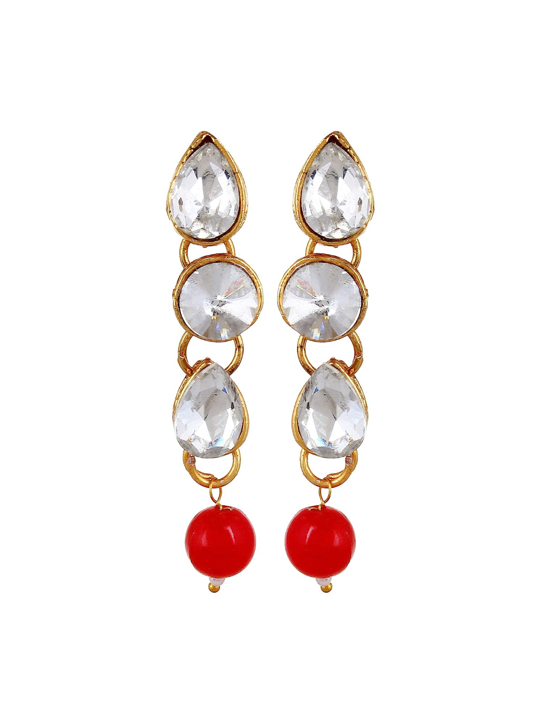 YouBella Jewellery Sets for Women Gold Plated Wedding Bridal Necklace Jewellery Set with Earrings for Girls/Women